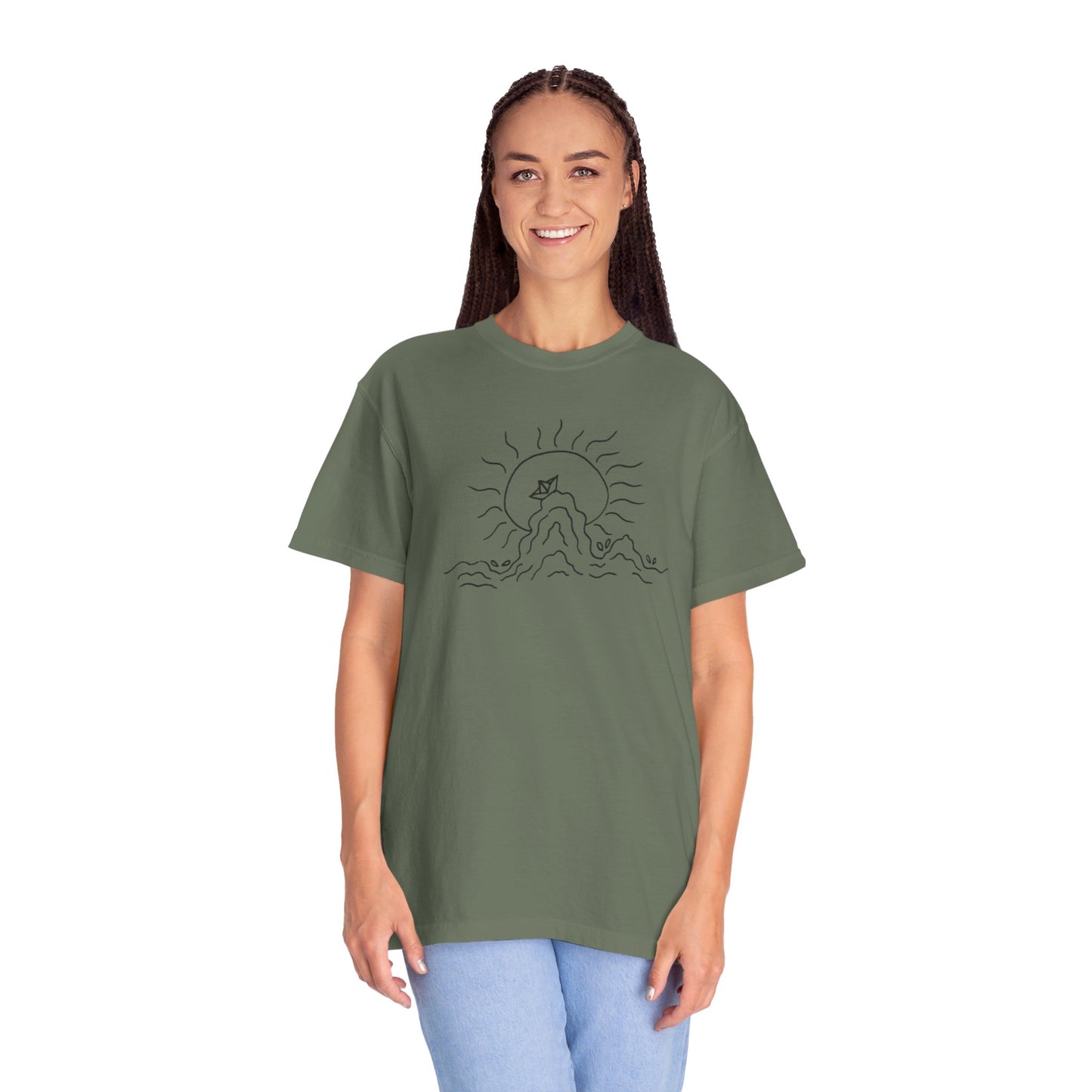 Into the Golden Hour by Maleeh Molstad limited edition unisex garment-dyed t-shirt ~ Peace