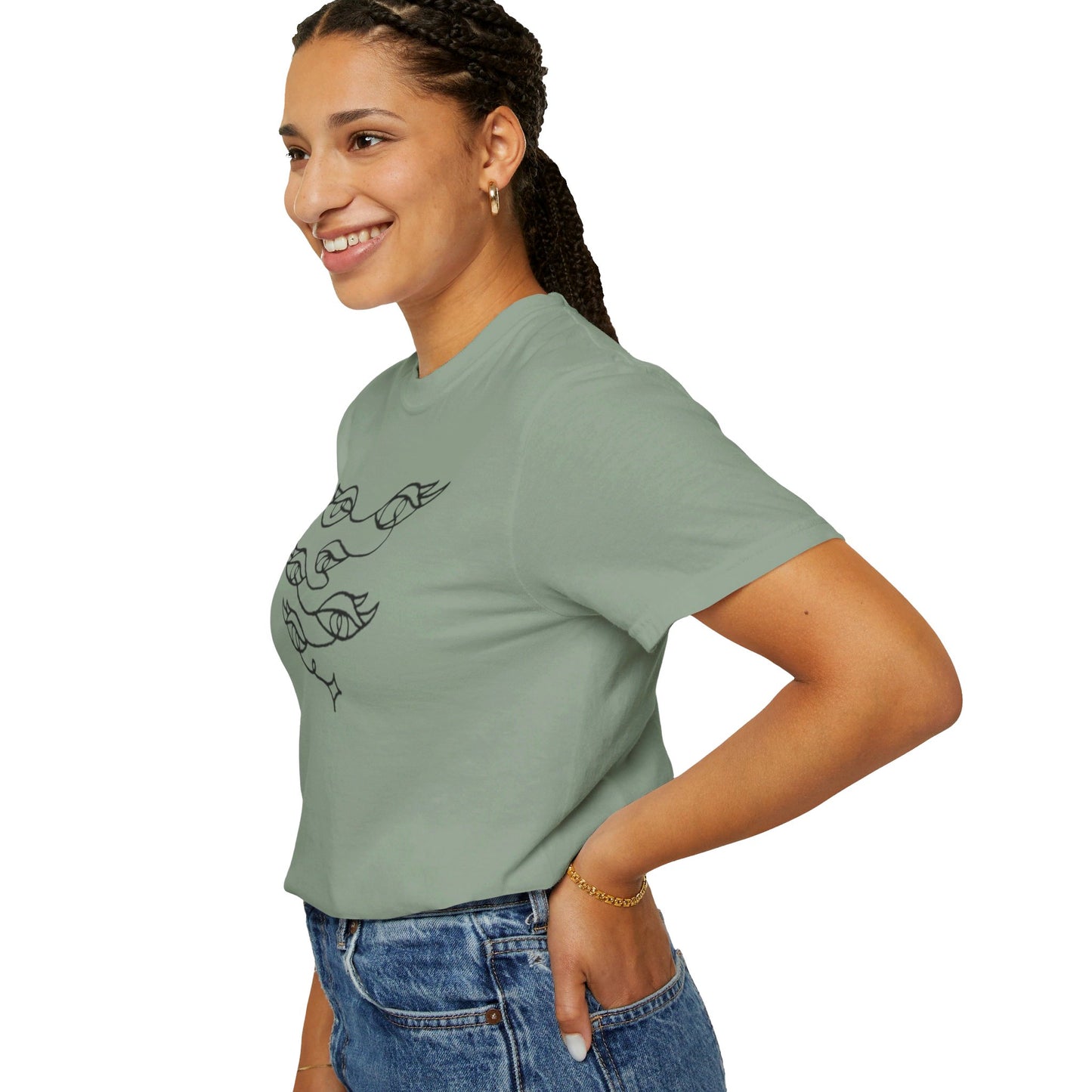 Into the Golden Hour by Maleeh Molstad limited edition unisex garment-dyed t-shirt ~ Gypsy