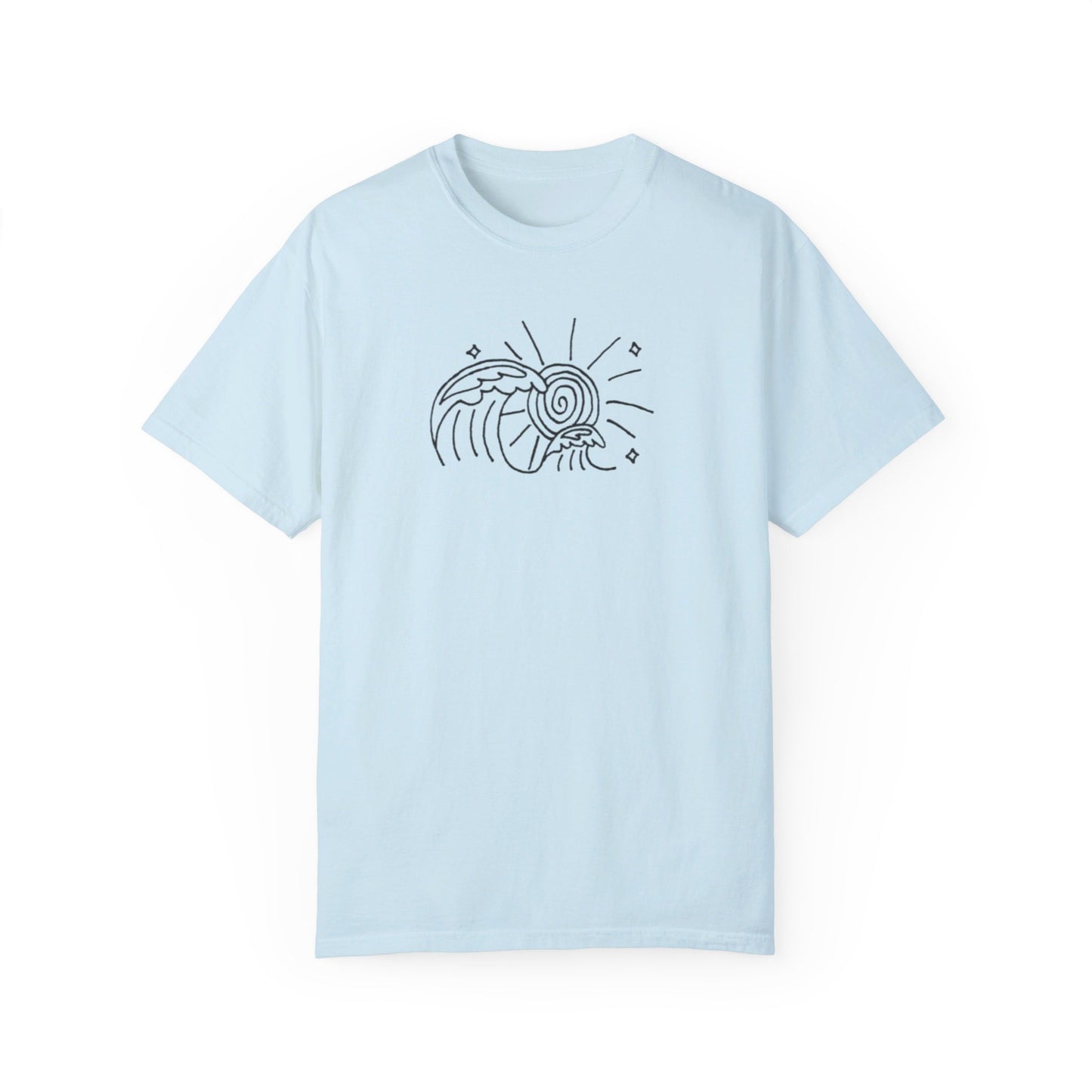 Into the Golden Hour by Maleeh Molstad limited edition unisex garment-dyed t-shirt ~ Waves
