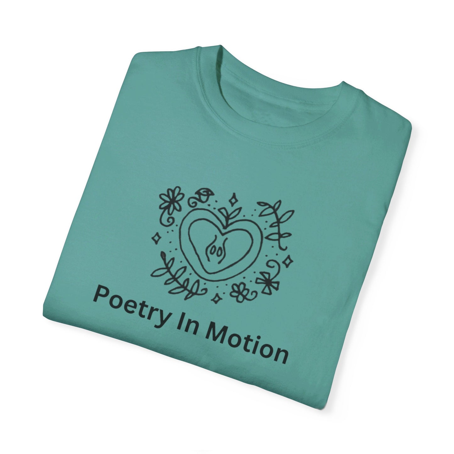 Poetry in Motion by Maleeh Molstad limited edition unisex garment-dyed t-shirt ✨☀️🌙