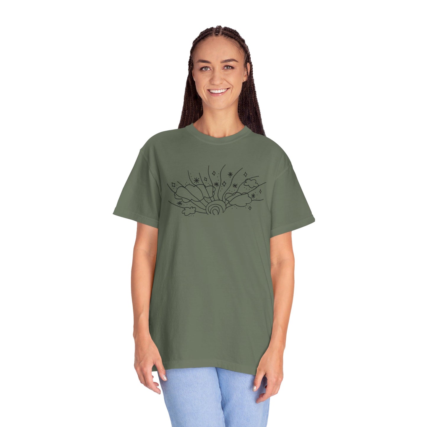 Into the Golden Hour by Maleeh Molstad limited edition unisex garment-dyed t-shirt ~ Summer