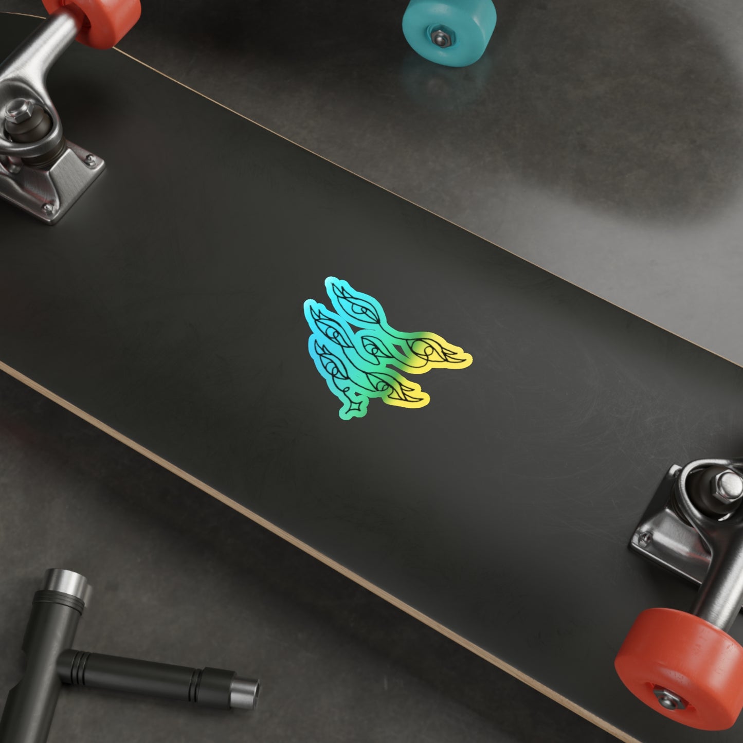 Into the Golden Hour by Maleeh Molstad limited edition holographic die-cut stickers ~ Gypsy