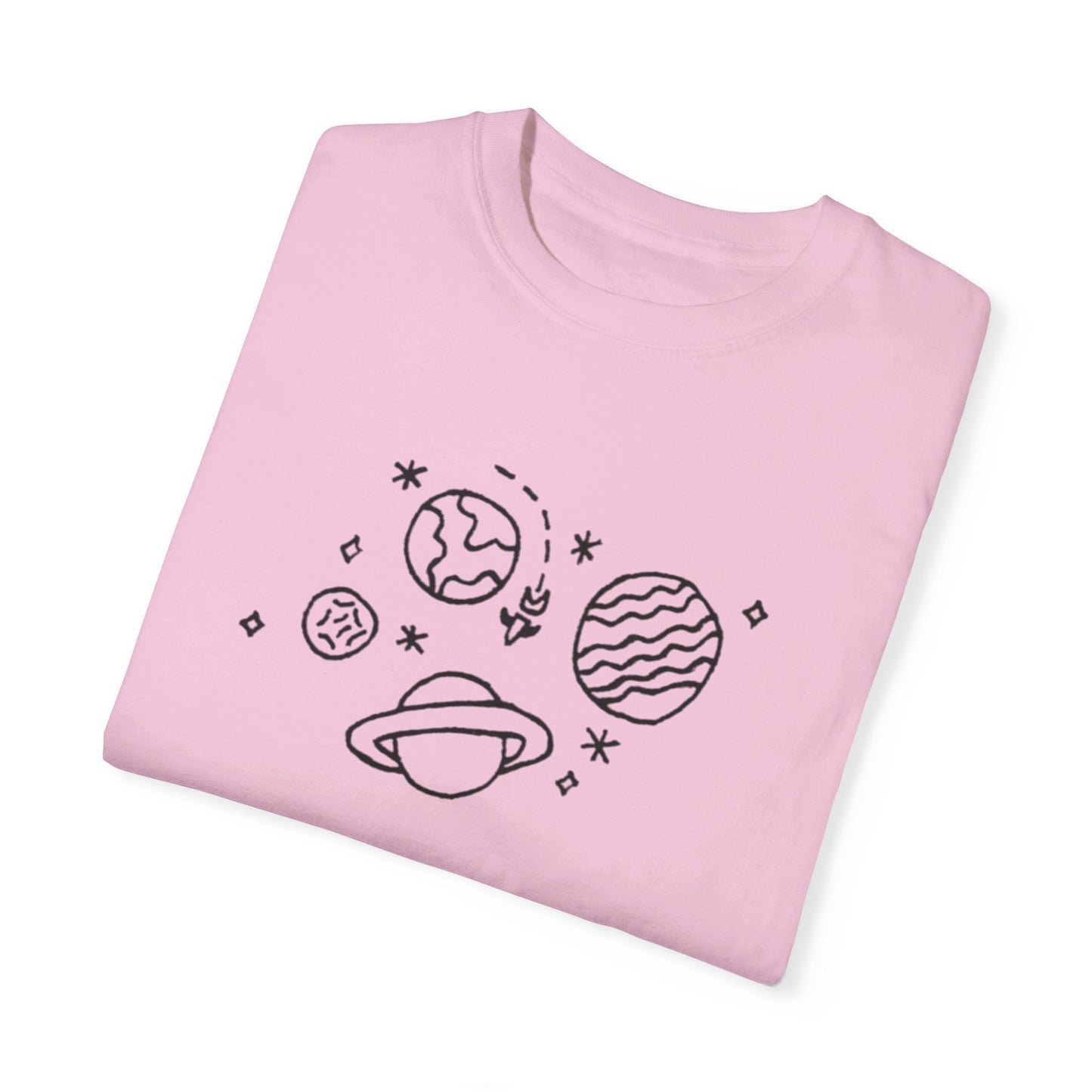 Into the Golden Hour by Maleeh Molstad limited edition unisex garment-dyed t-shirt ~ Space