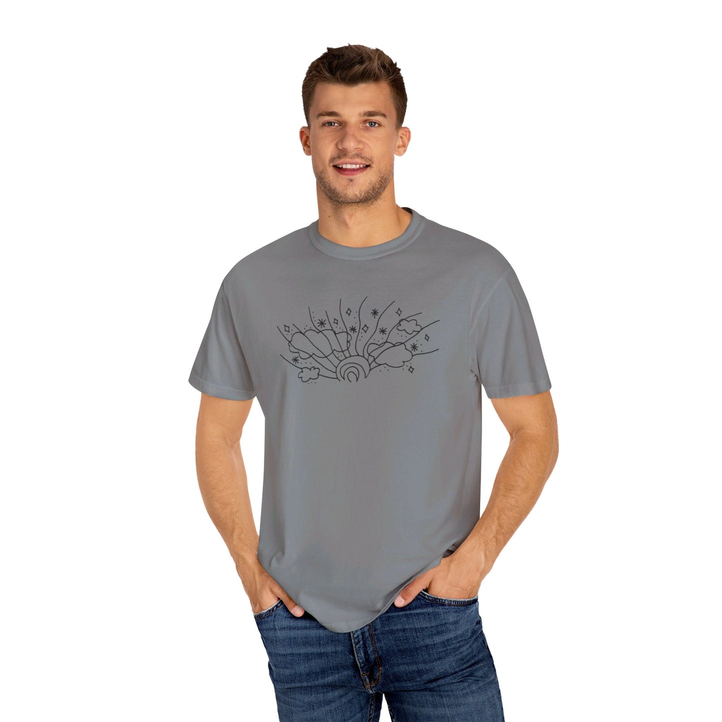 Into the Golden Hour by Maleeh Molstad limited edition unisex garment-dyed t-shirt ~ Summer