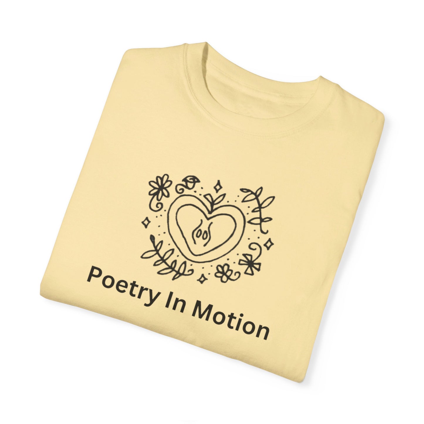 Poetry in Motion by Maleeh Molstad limited edition unisex garment-dyed t-shirt ✨☀️🌙