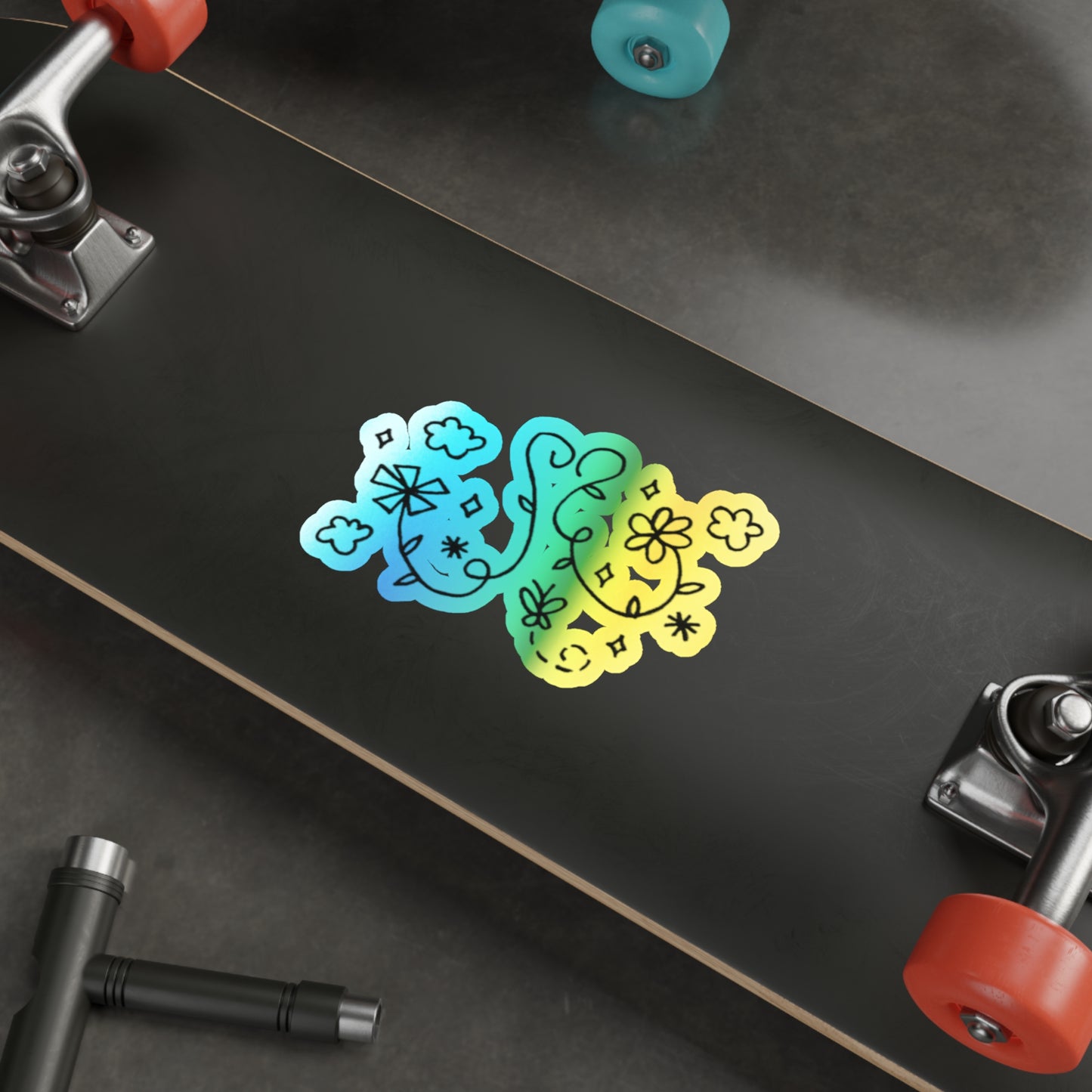 Into the Golden Hour by Maleeh Molstad limited edition die-cut stickers (various sizes) ~ Lessons