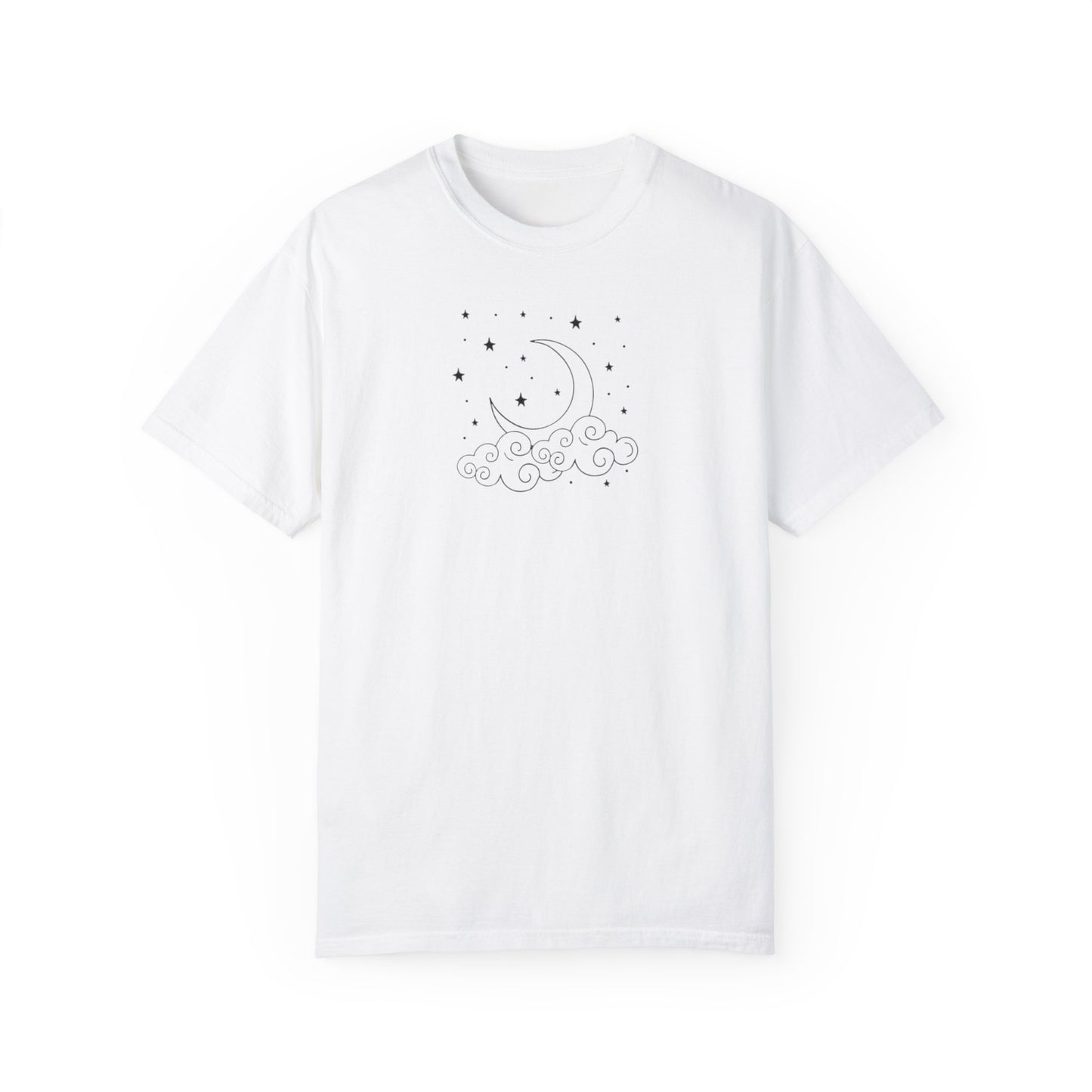Where The Stars Shine Indigo Blue by Maleeh Molstad unisex garment-dyed t-shirt ~ Indigo Babies