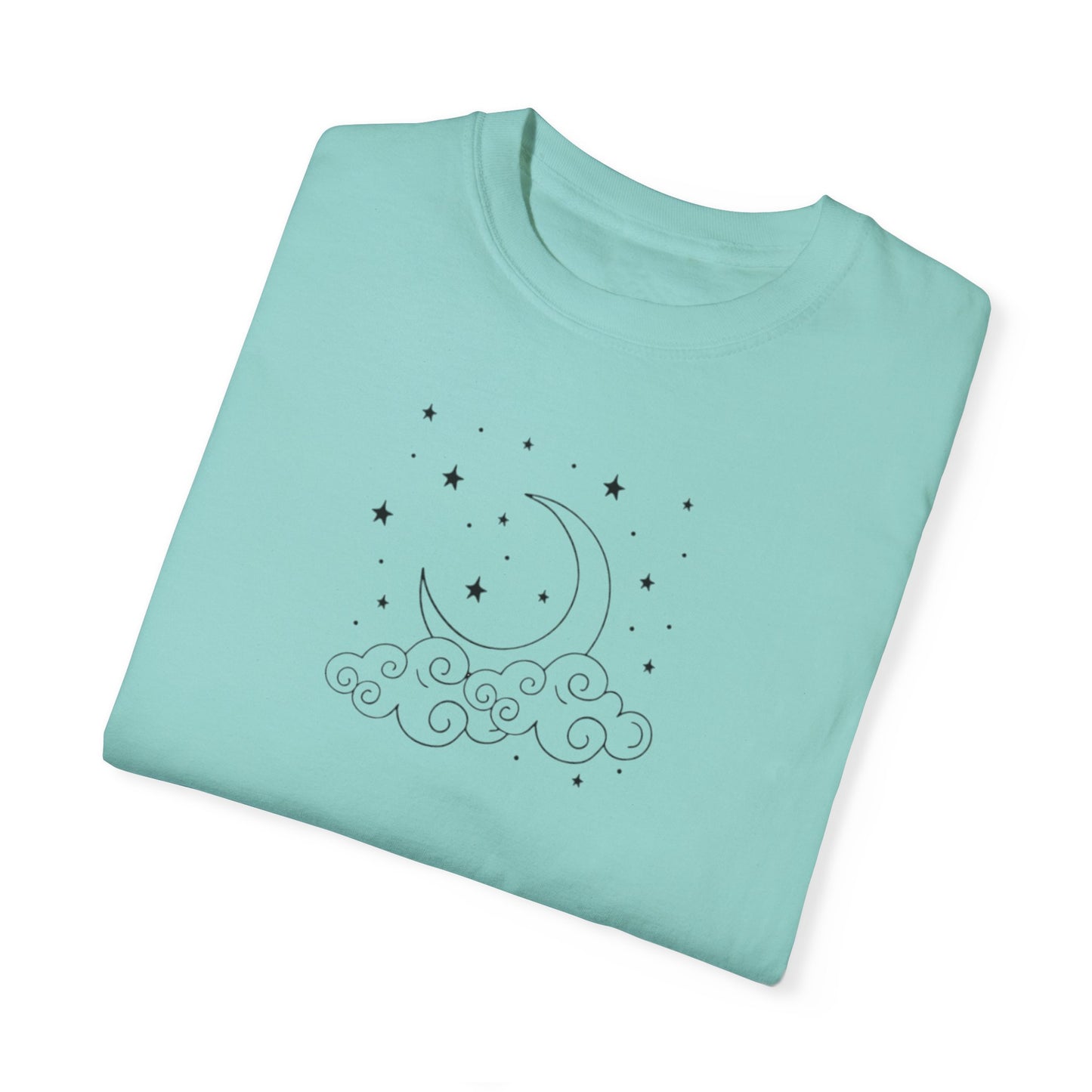 Where The Stars Shine Indigo Blue by Maleeh Molstad unisex garment-dyed t-shirt ~ Indigo Babies