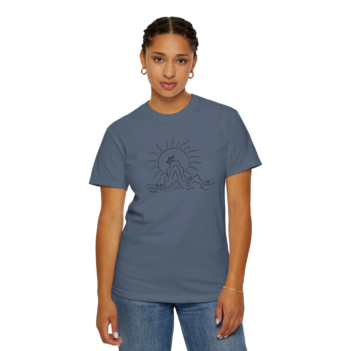 Into the Golden Hour by Maleeh Molstad limited edition unisex garment-dyed t-shirt ~ Peace