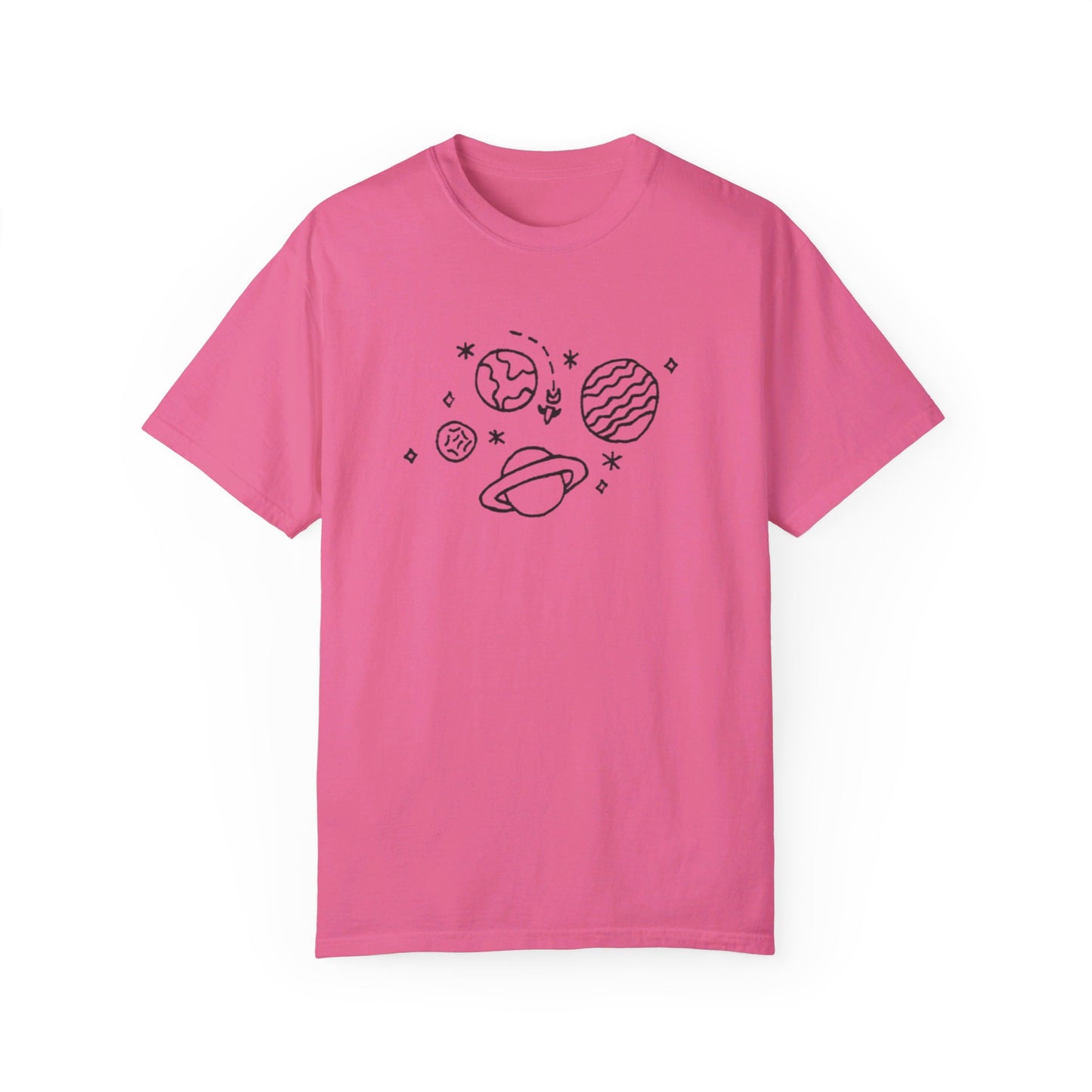 Into the Golden Hour by Maleeh Molstad limited edition unisex garment-dyed t-shirt ~ Space