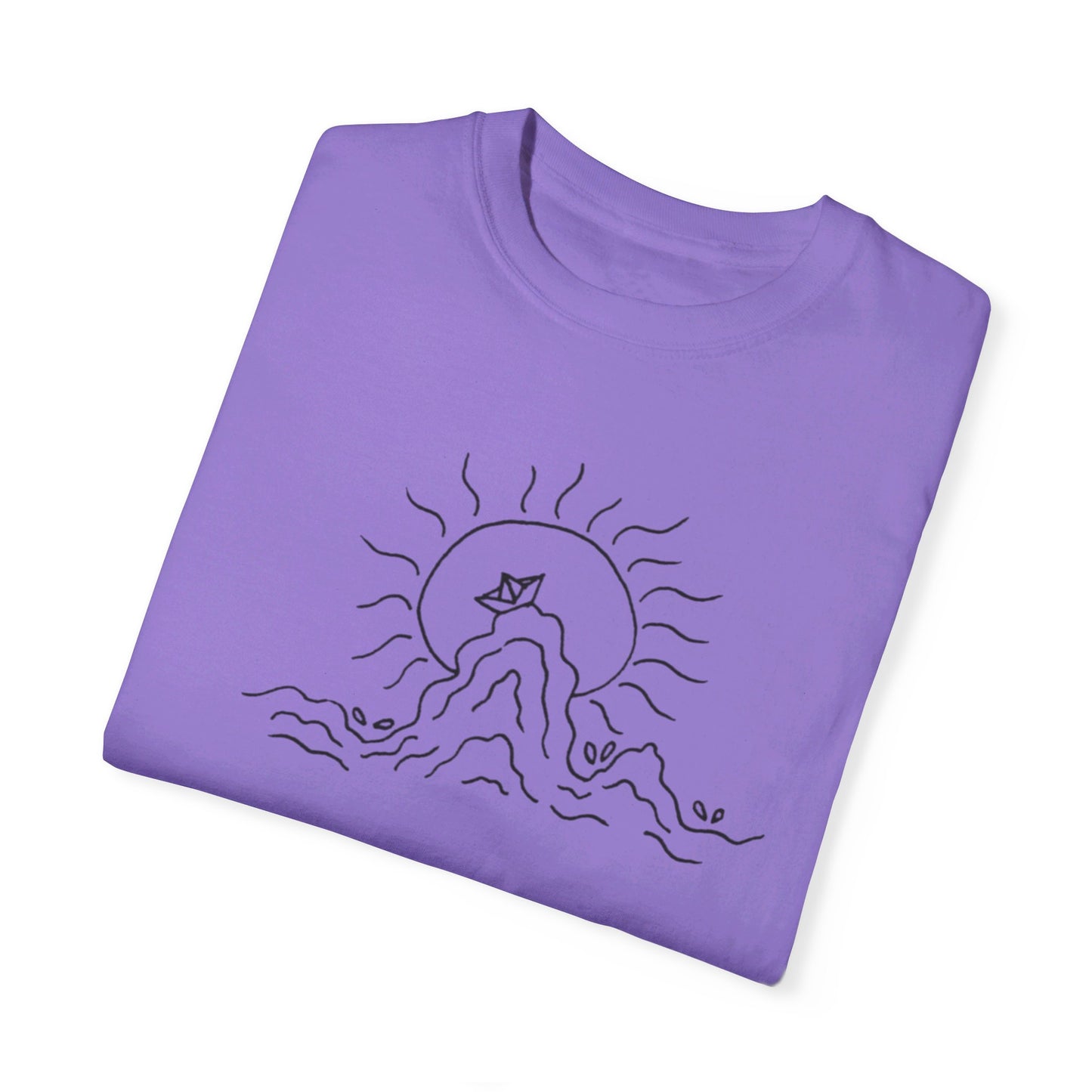 Into the Golden Hour by Maleeh Molstad limited edition unisex garment-dyed t-shirt ~ Peace
