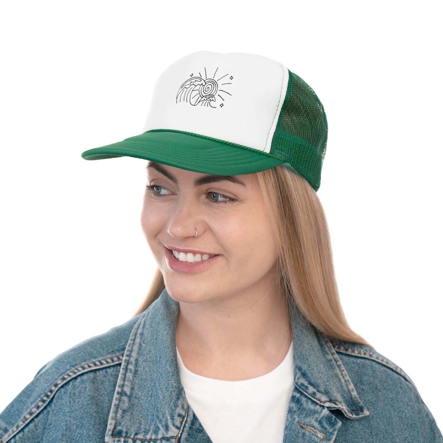 Into the Golden Hour by Maleeh Molstad limited edition trucker hat ~ Waves