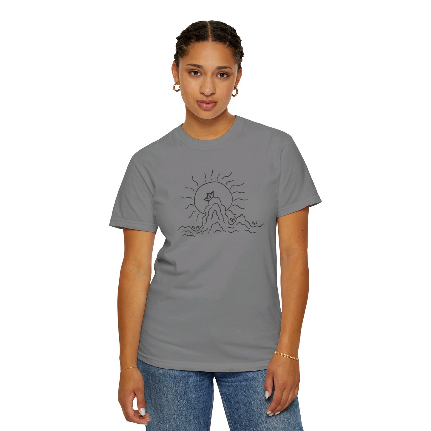 Into the Golden Hour by Maleeh Molstad limited edition unisex garment-dyed t-shirt ~ Peace