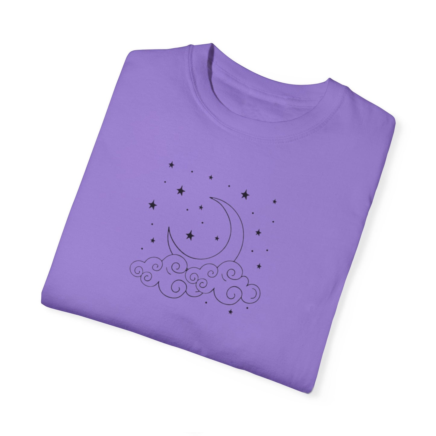 Where The Stars Shine Indigo Blue by Maleeh Molstad unisex garment-dyed t-shirt ~ Indigo Babies