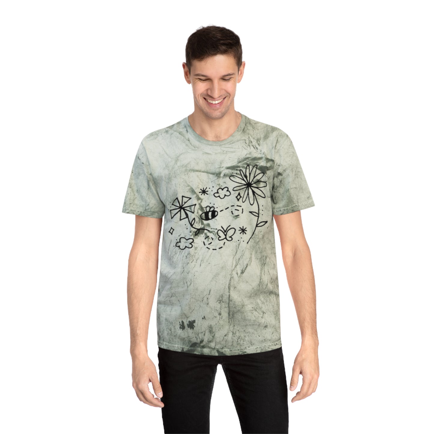Into the Golden Hour by Maleeh Molstad limited edition unisex color blast t-shirt ~ Motion