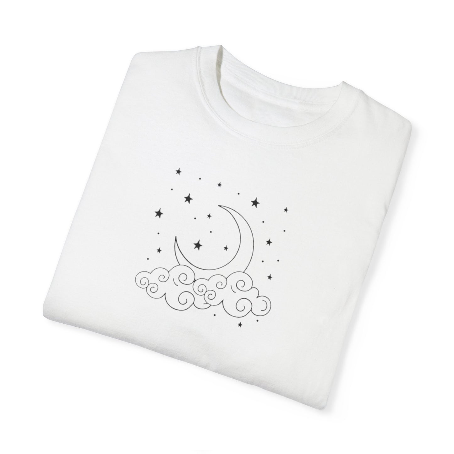Where The Stars Shine Indigo Blue by Maleeh Molstad unisex garment-dyed t-shirt ~ Indigo Babies