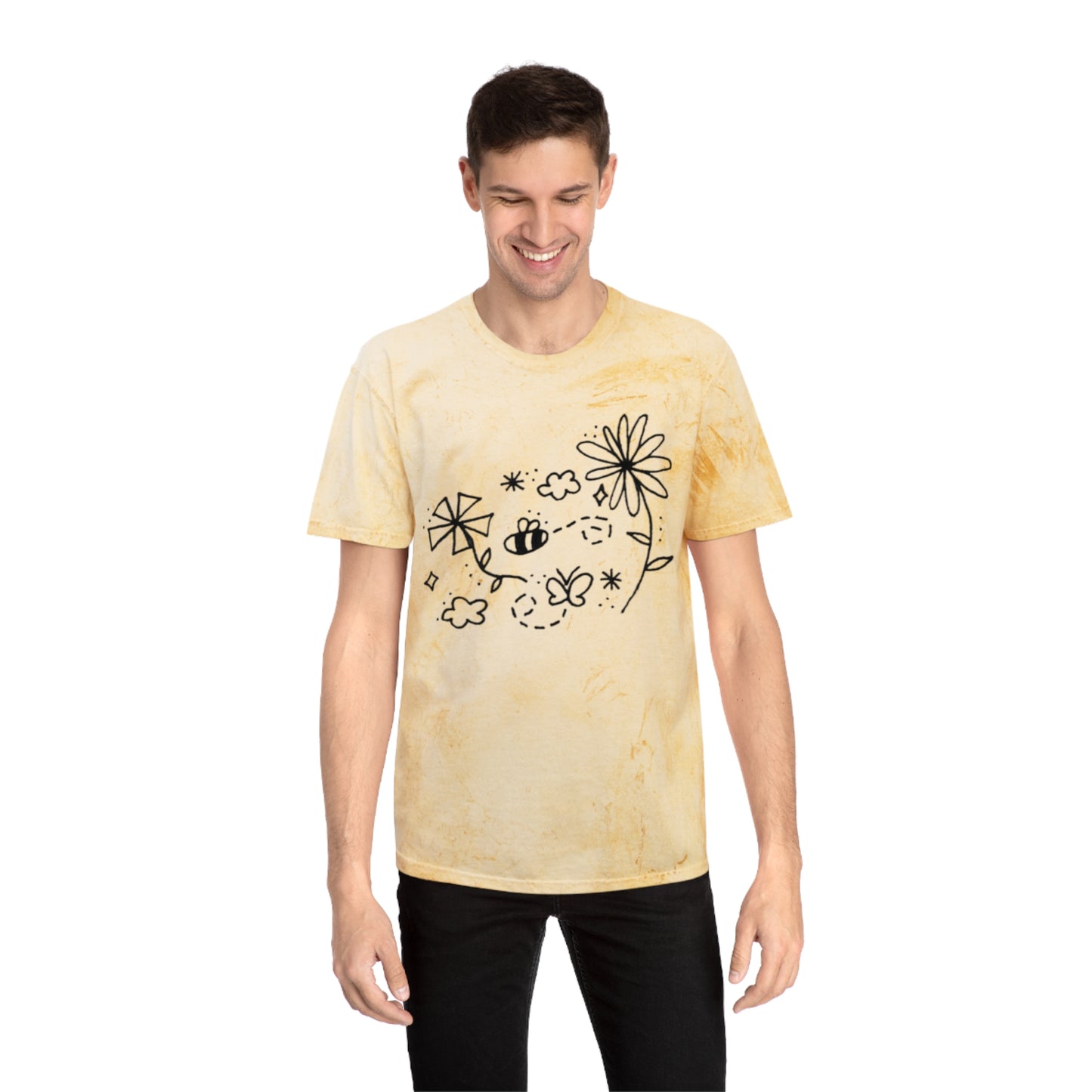Into the Golden Hour by Maleeh Molstad limited edition unisex color blast t-shirt ~ Motion