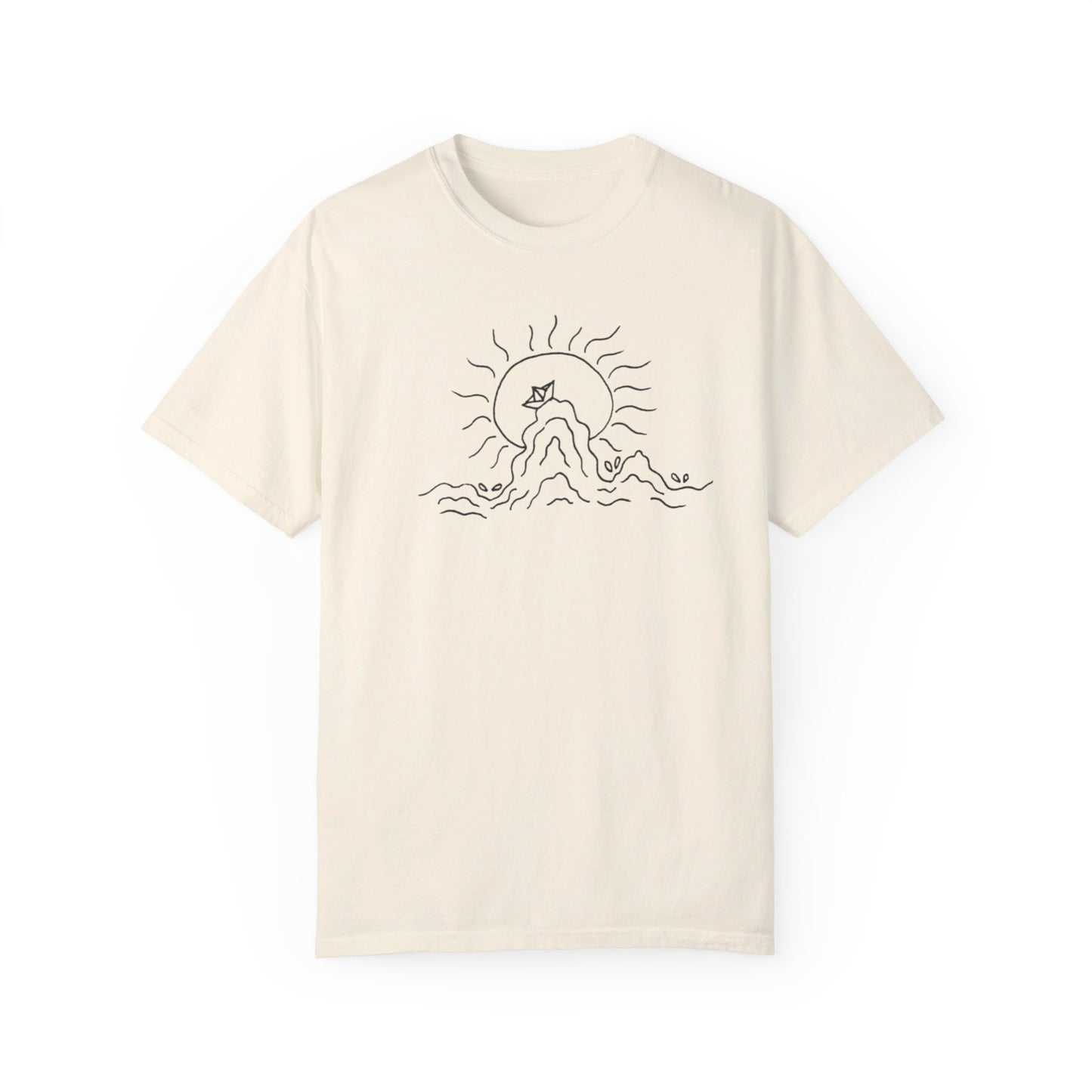 Into the Golden Hour by Maleeh Molstad limited edition unisex garment-dyed t-shirt ~ Peace