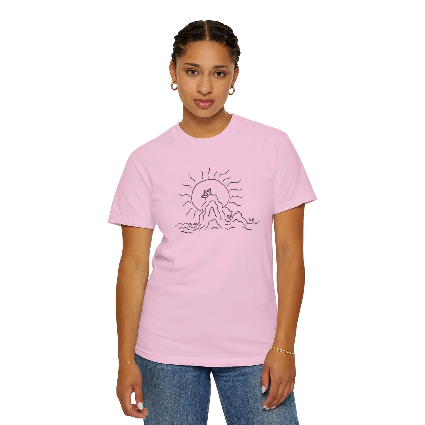 Into the Golden Hour by Maleeh Molstad limited edition unisex garment-dyed t-shirt ~ Peace