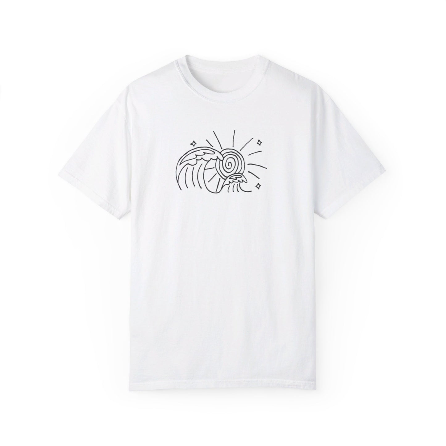 Into the Golden Hour by Maleeh Molstad limited edition unisex garment-dyed t-shirt ~ Waves