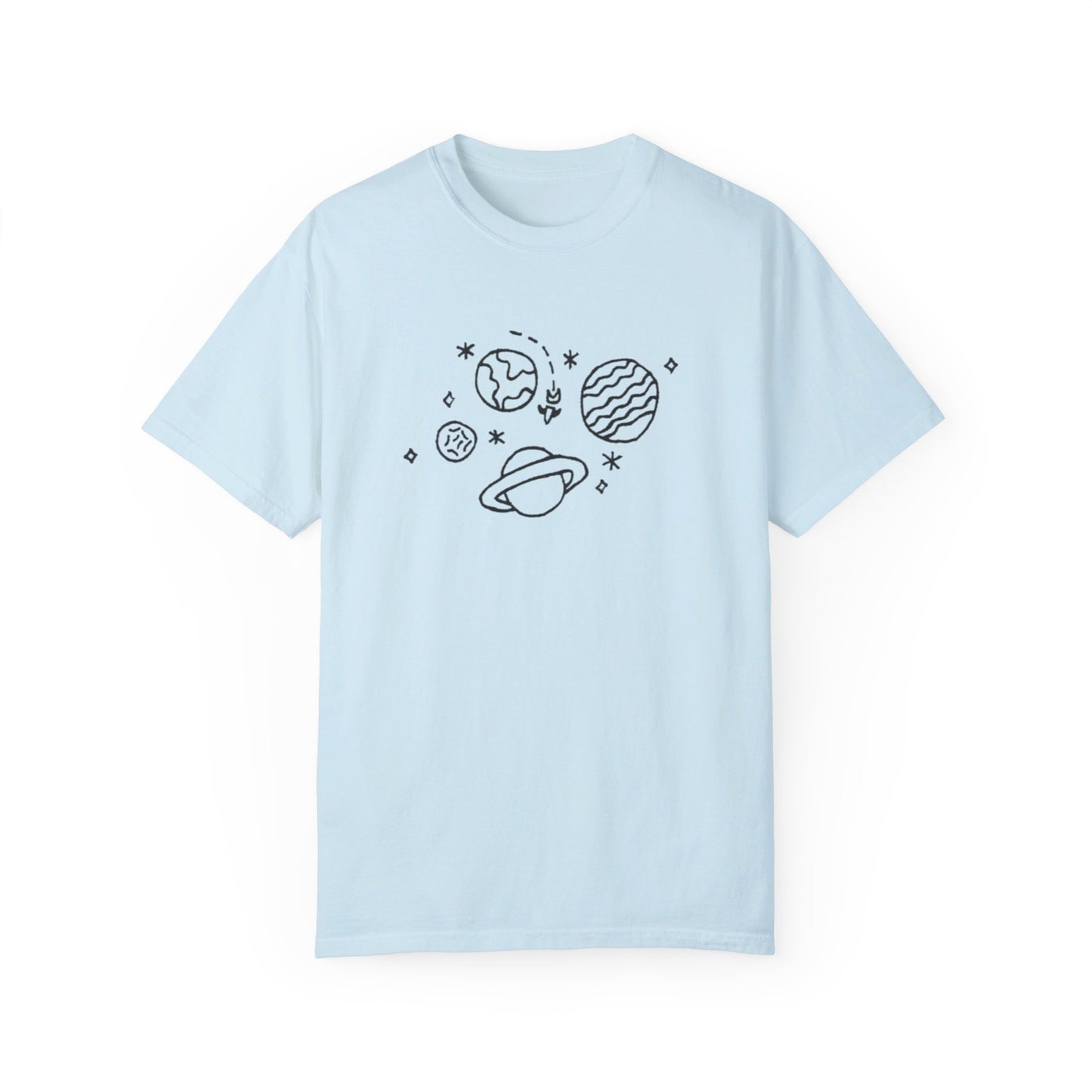 Into the Golden Hour by Maleeh Molstad limited edition unisex garment-dyed t-shirt ~ Space