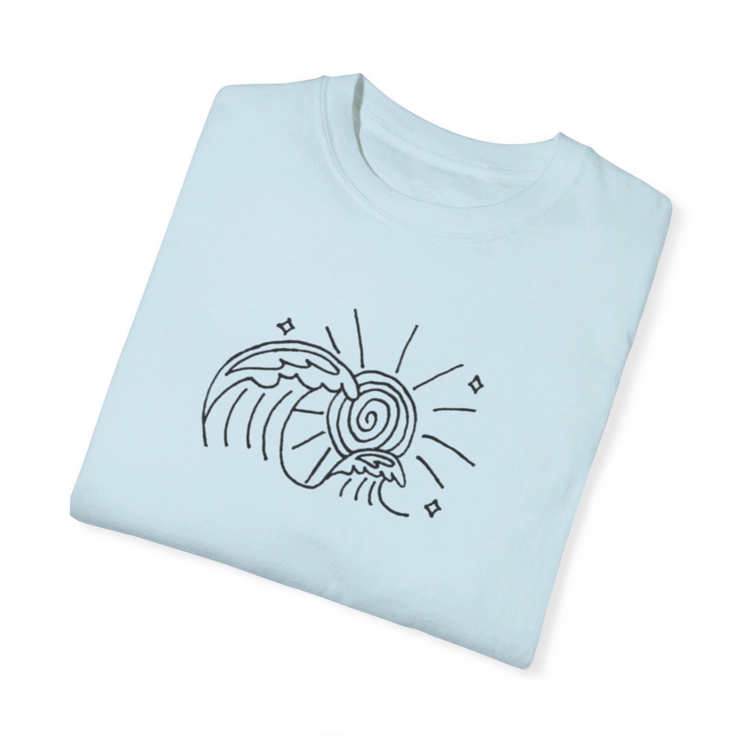 Into the Golden Hour by Maleeh Molstad limited edition unisex garment-dyed t-shirt ~ Waves