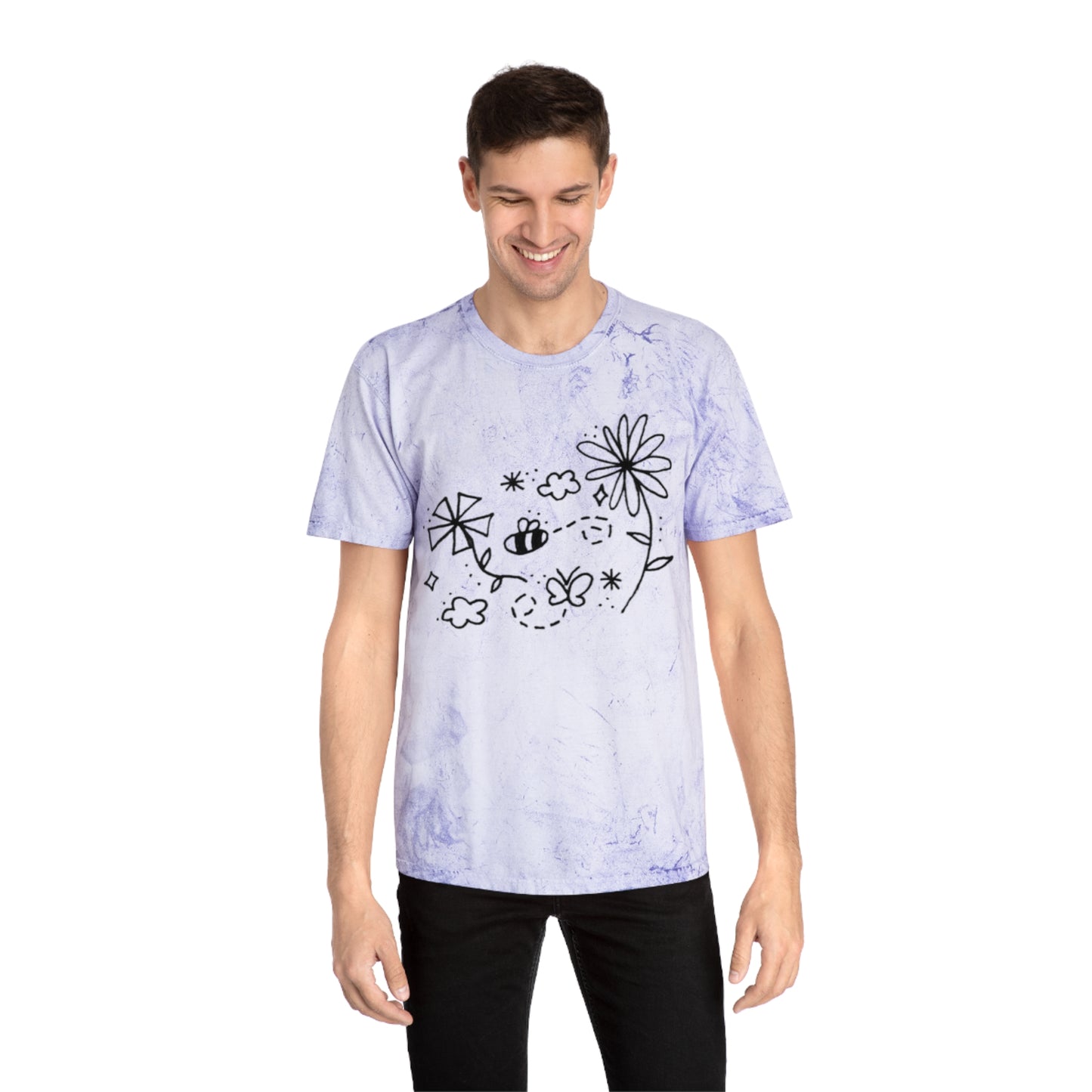 Into the Golden Hour by Maleeh Molstad limited edition unisex color blast t-shirt ~ Motion
