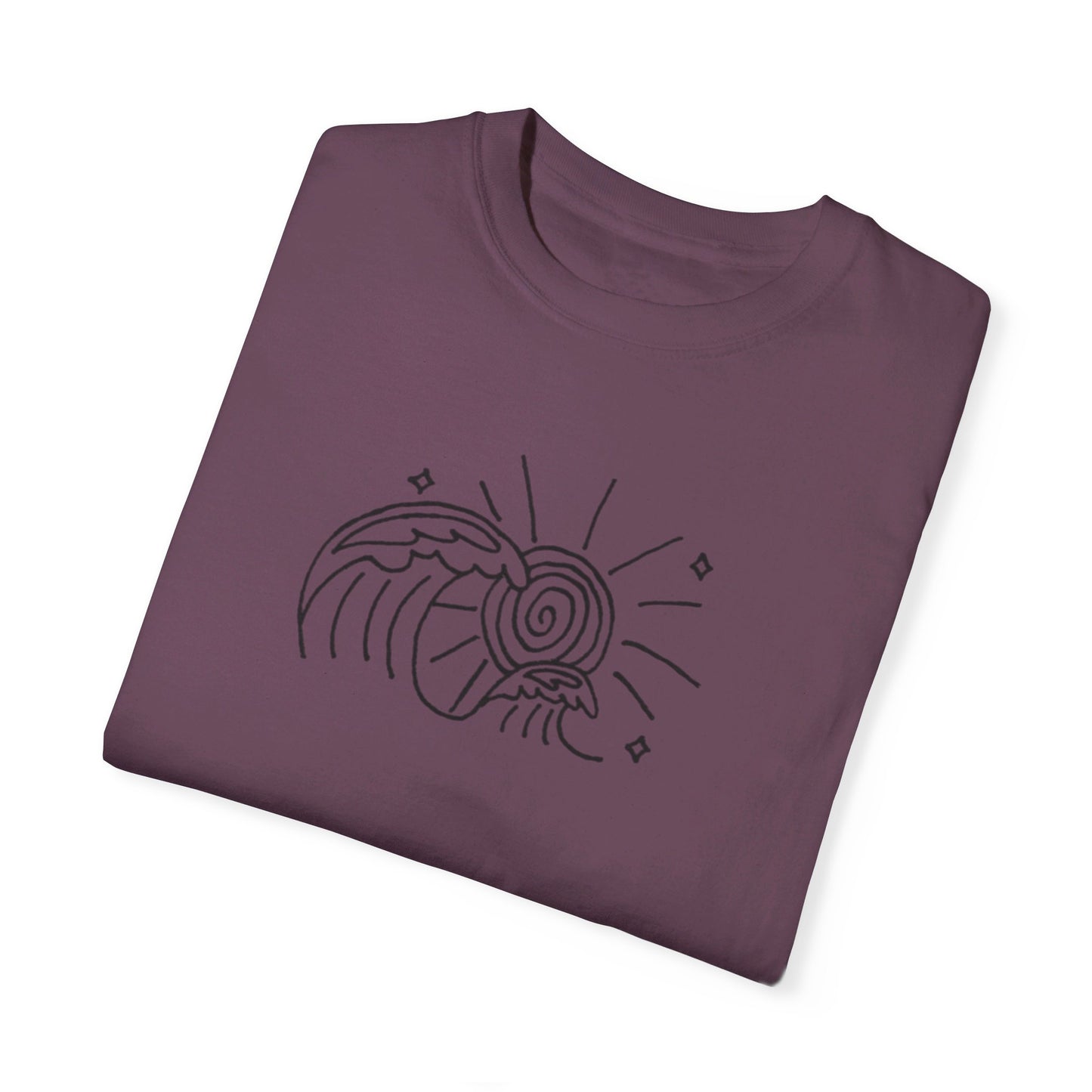 Into the Golden Hour by Maleeh Molstad limited edition unisex garment-dyed t-shirt ~ Waves