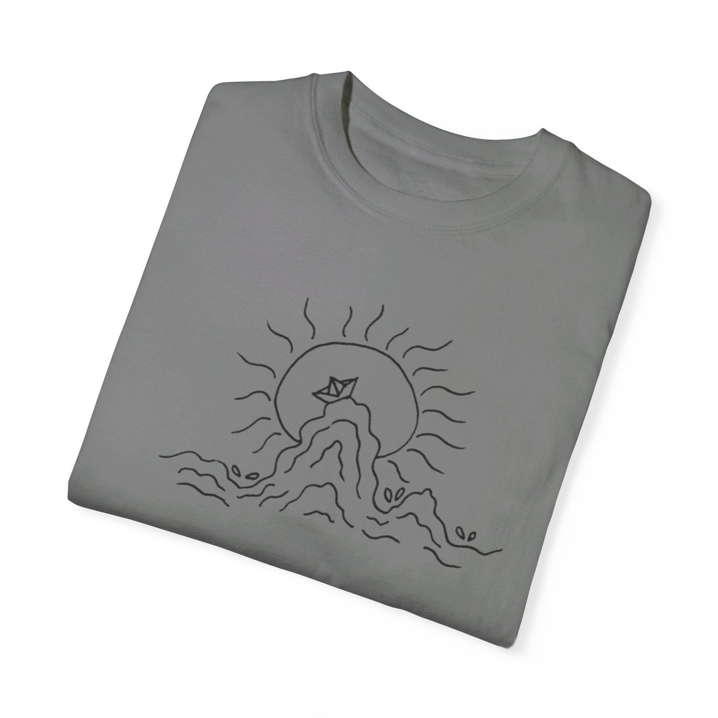 Into the Golden Hour by Maleeh Molstad limited edition unisex garment-dyed t-shirt ~ Peace