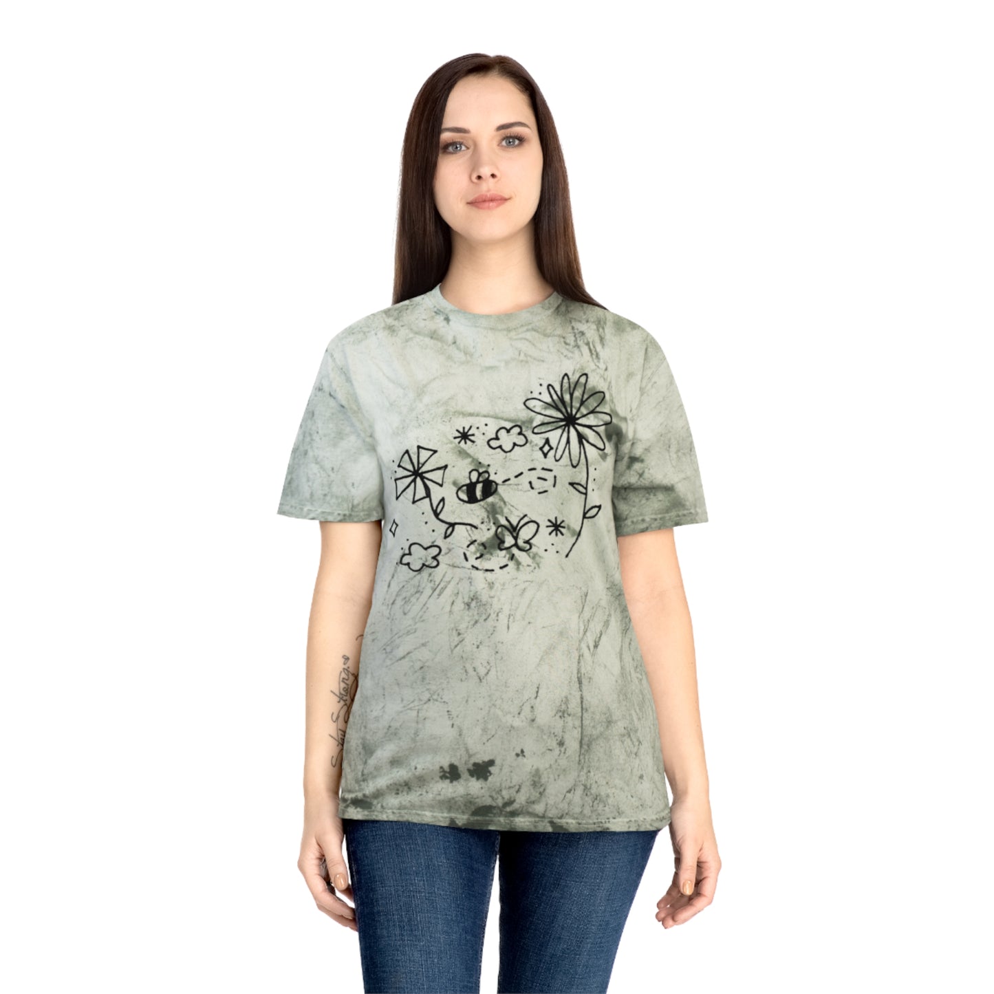 Into the Golden Hour by Maleeh Molstad limited edition unisex color blast t-shirt ~ Motion