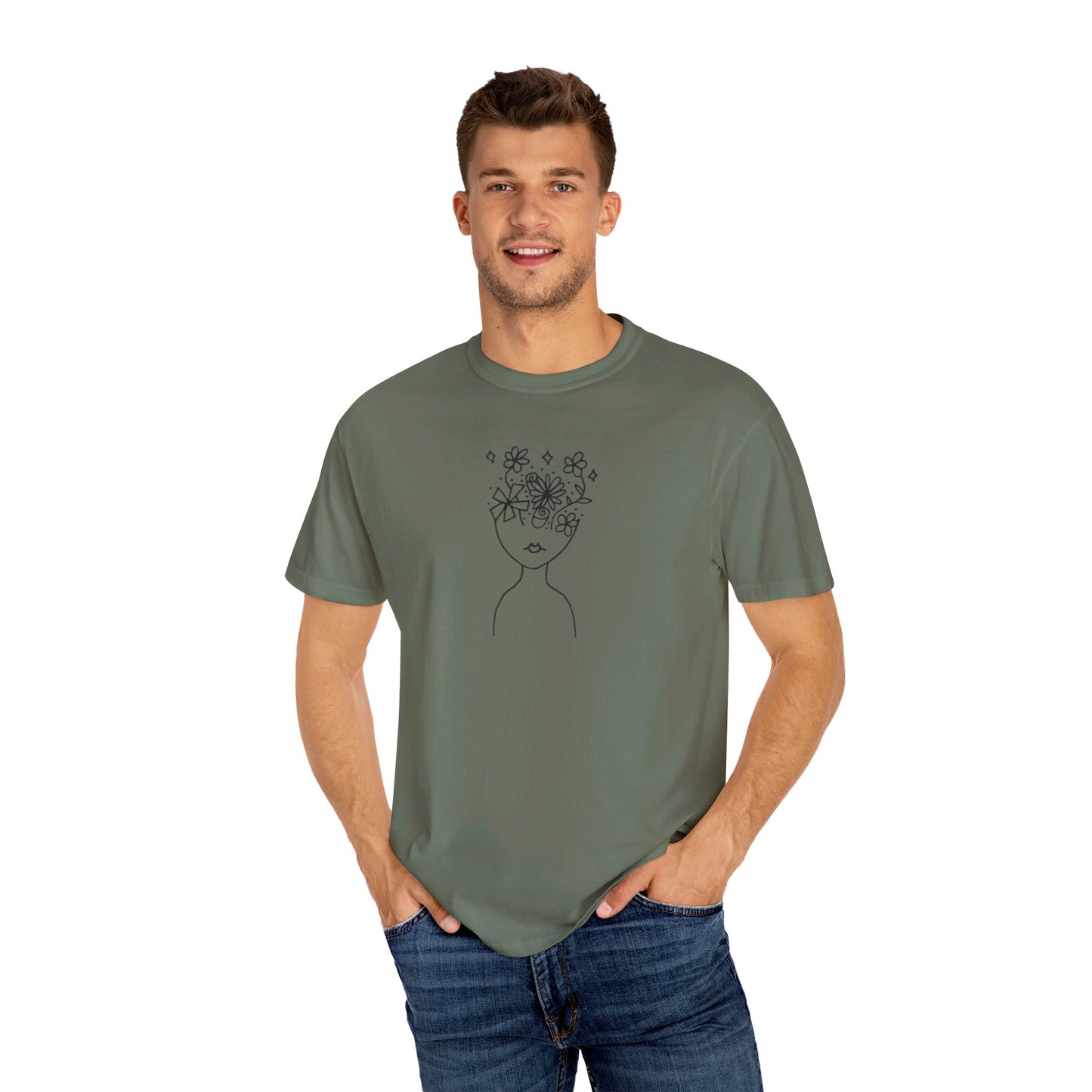 Into the Golden Hour by Maleeh Molstad limited edition unisex garment-dyed t-shirt ~ Understanding