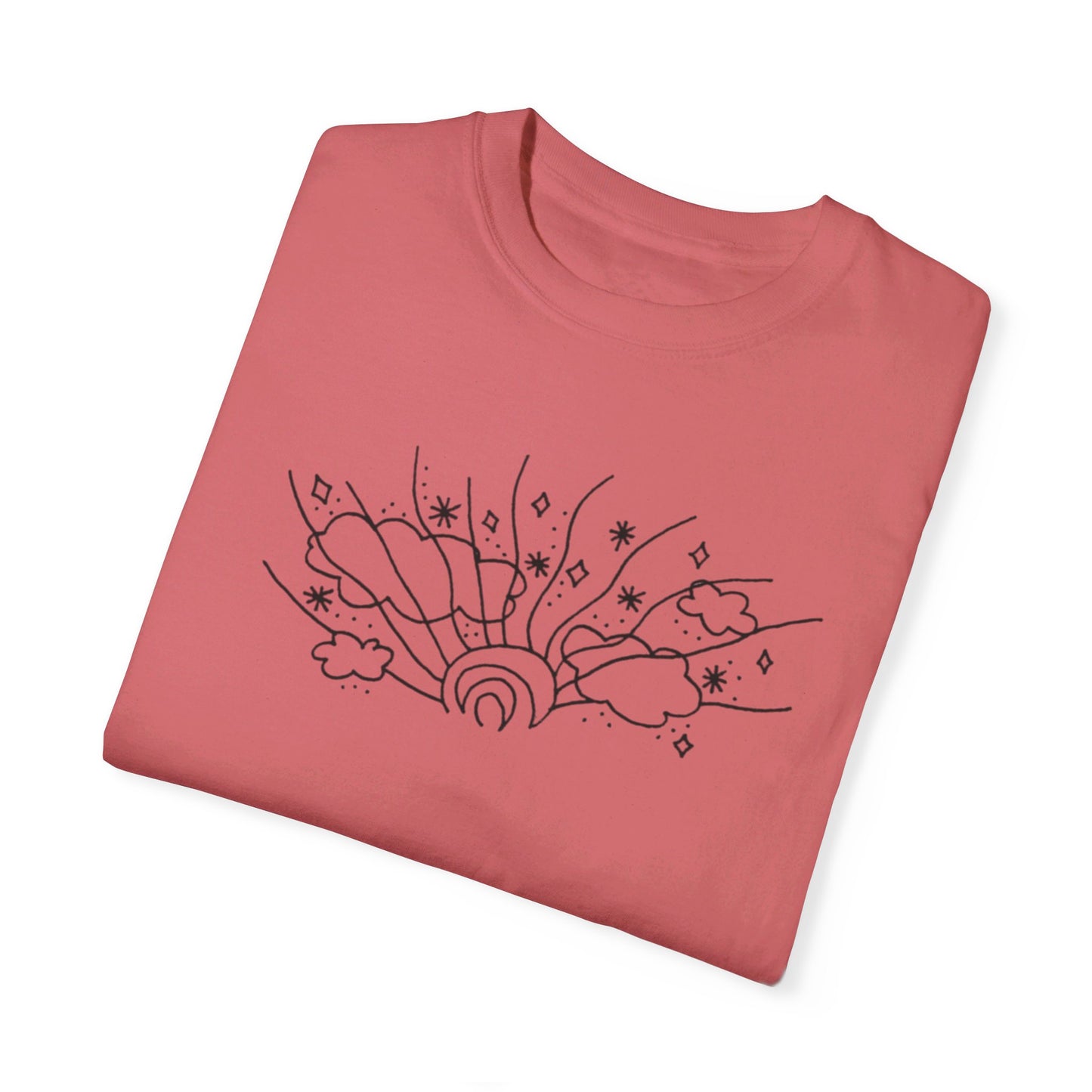 Into the Golden Hour by Maleeh Molstad limited edition unisex garment-dyed t-shirt ~ Summer