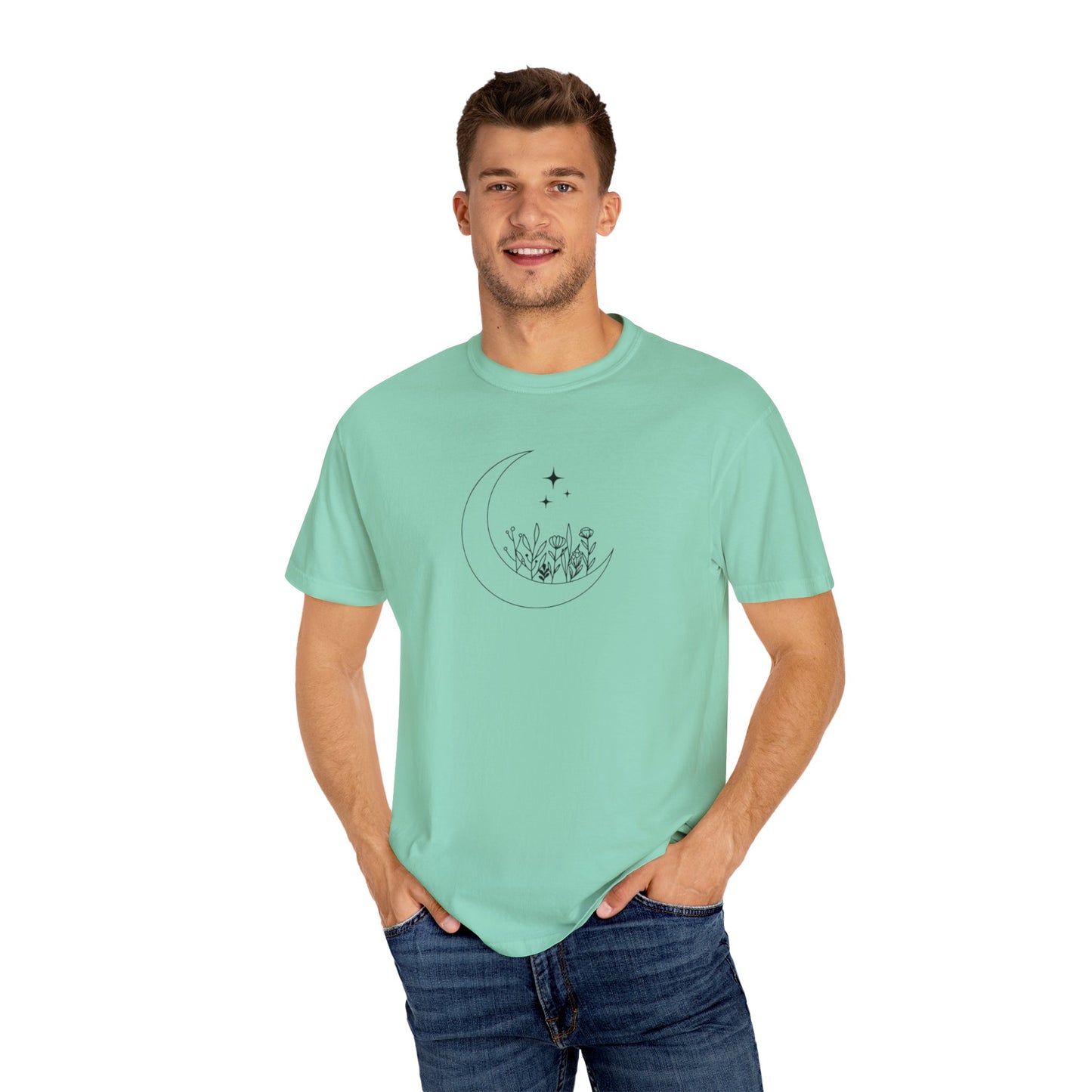 Where the Stars Shine Indigo Blue by Maleeh Molstad unisex garment-dyed t-shirt ~ Musn’t Forget