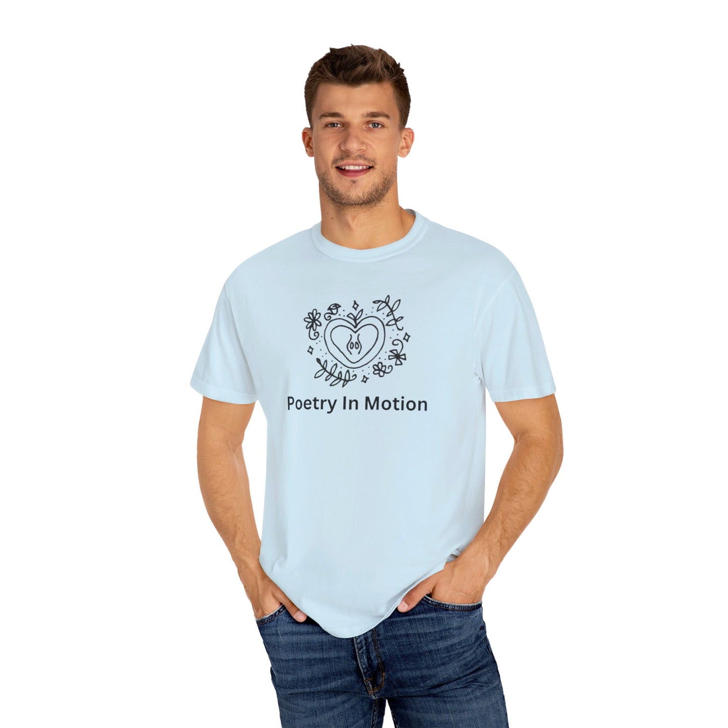 Poetry in Motion by Maleeh Molstad limited edition unisex garment-dyed t-shirt ✨☀️🌙