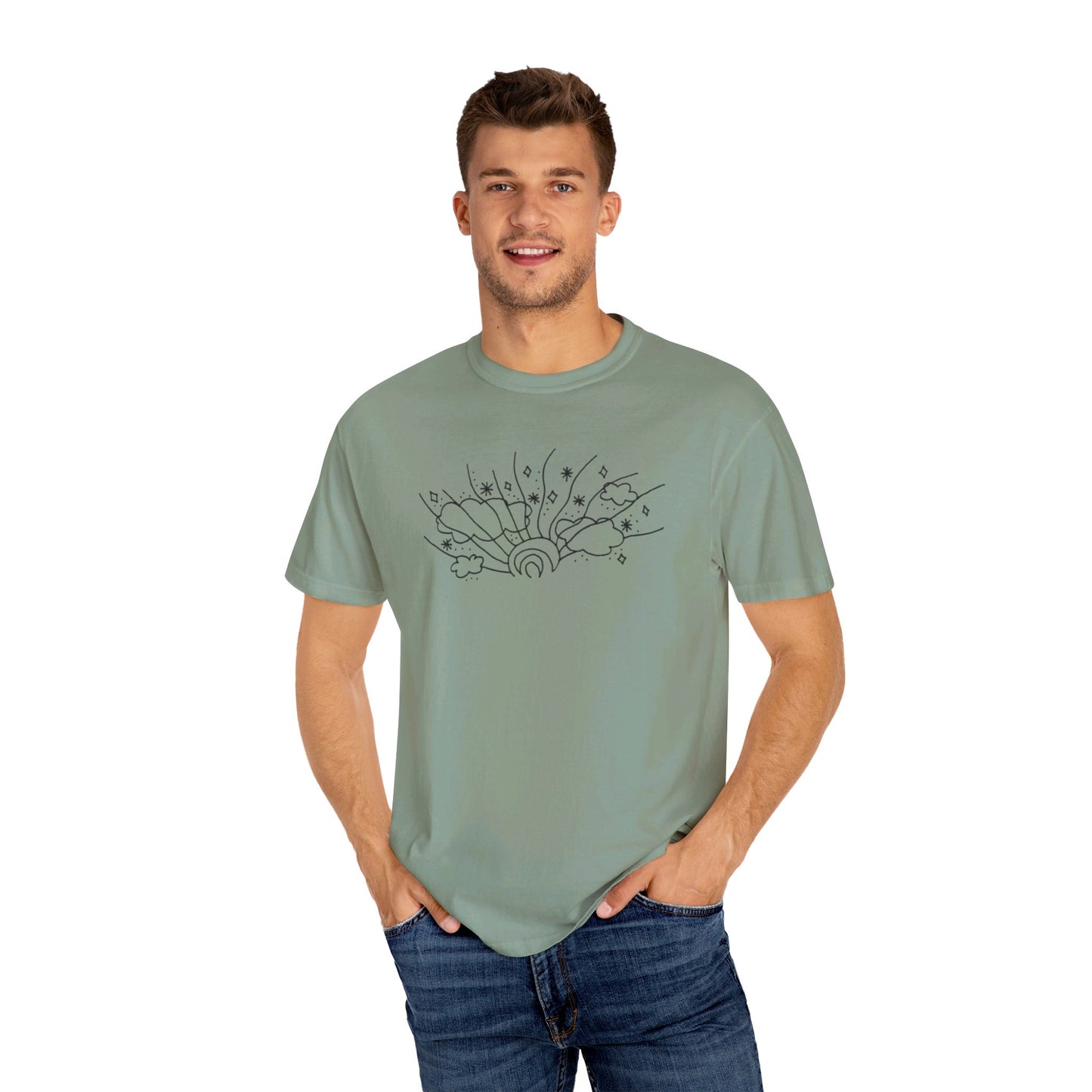 Into the Golden Hour by Maleeh Molstad limited edition unisex garment-dyed t-shirt ~ Summer