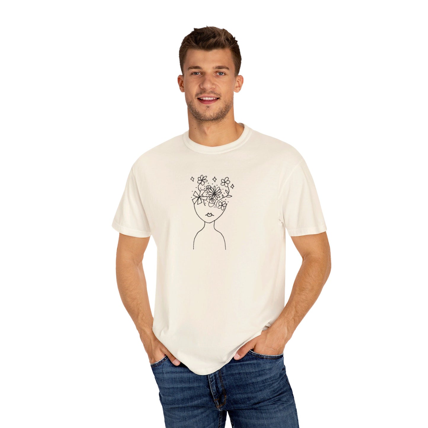 Into the Golden Hour by Maleeh Molstad limited edition unisex garment-dyed t-shirt ~ Understanding