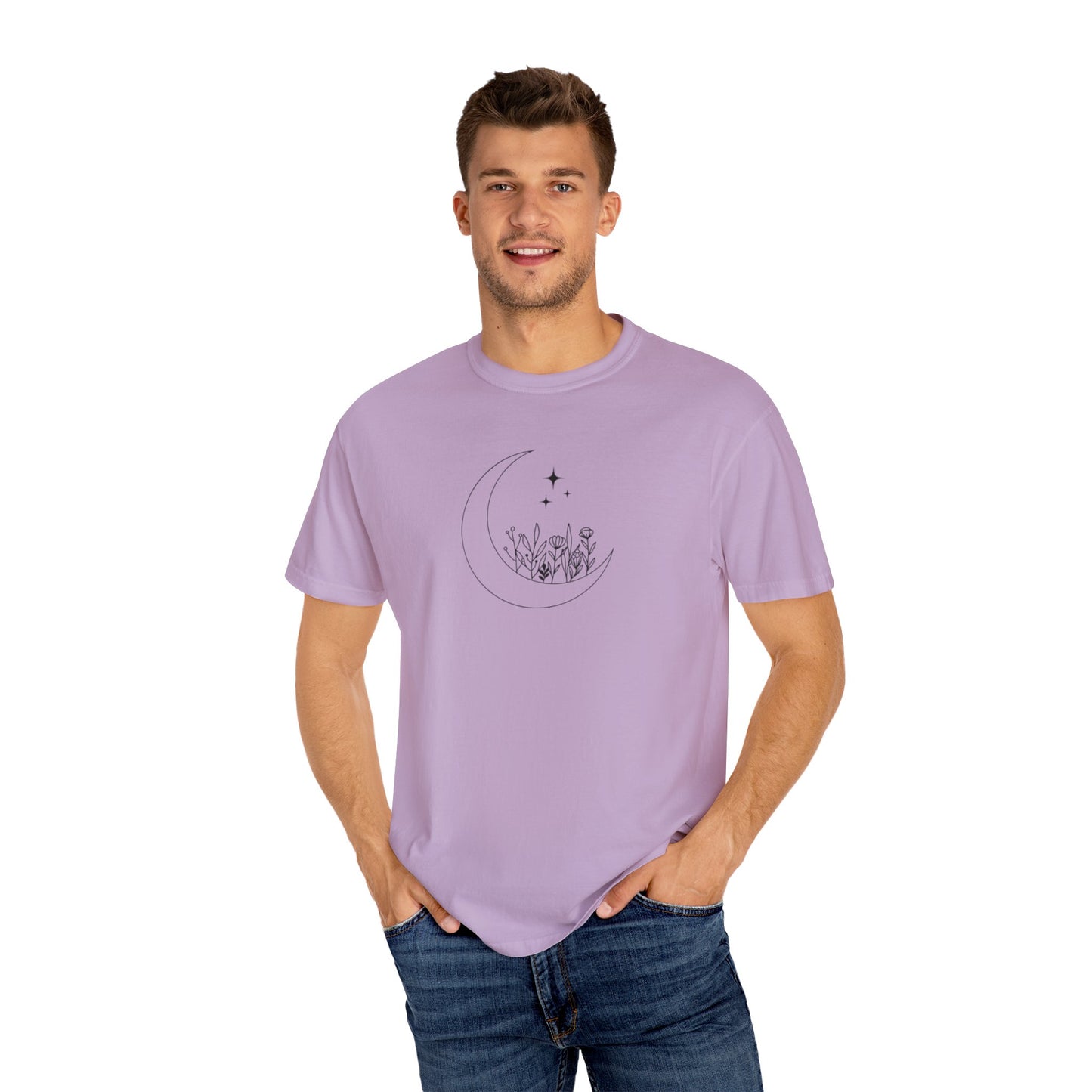 Where the Stars Shine Indigo Blue by Maleeh Molstad unisex garment-dyed t-shirt ~ Musn’t Forget