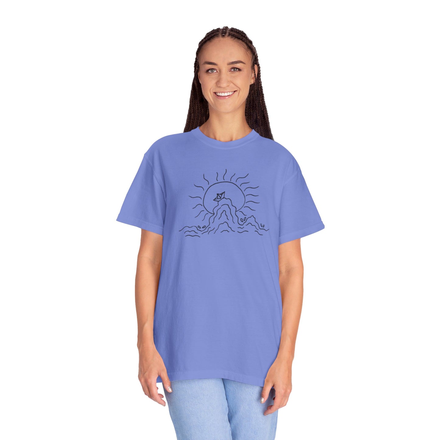 Into the Golden Hour by Maleeh Molstad limited edition unisex garment-dyed t-shirt ~ Peace