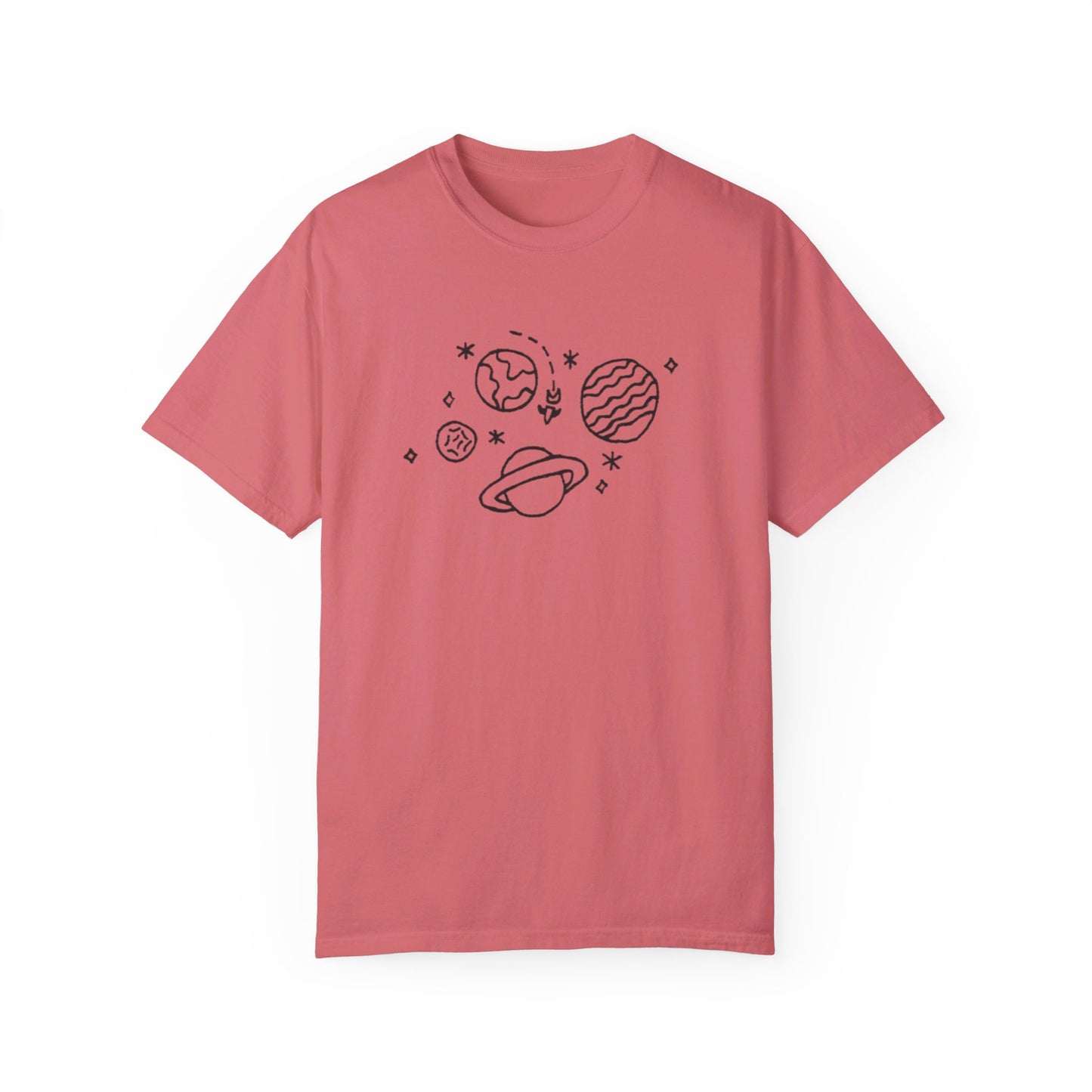 Into the Golden Hour by Maleeh Molstad limited edition unisex garment-dyed t-shirt ~ Space