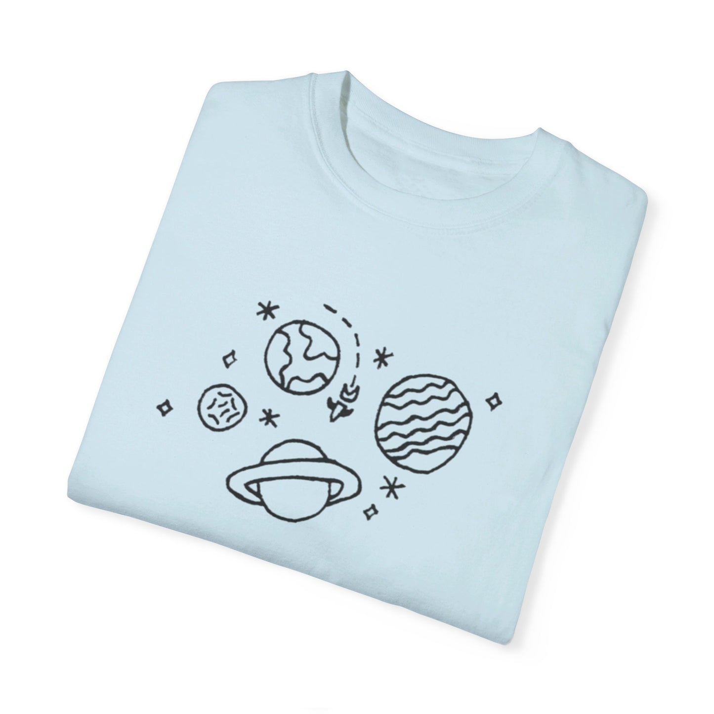 Into the Golden Hour by Maleeh Molstad limited edition unisex garment-dyed t-shirt ~ Space