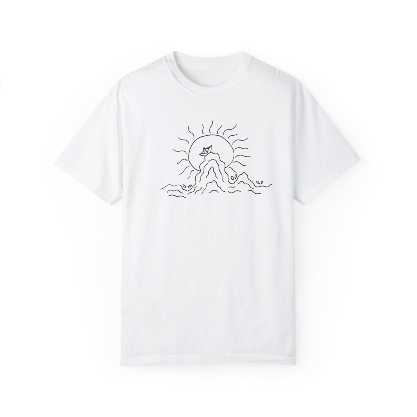 Into the Golden Hour by Maleeh Molstad limited edition unisex garment-dyed t-shirt ~ Peace