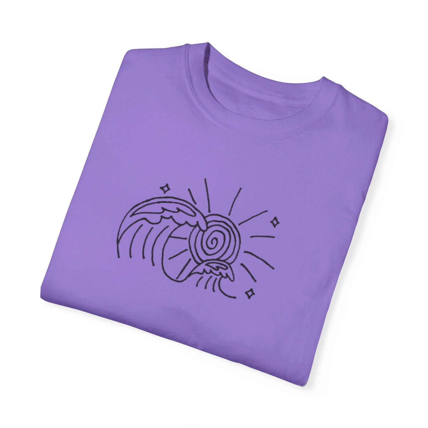 Into the Golden Hour by Maleeh Molstad limited edition unisex garment-dyed t-shirt ~ Waves