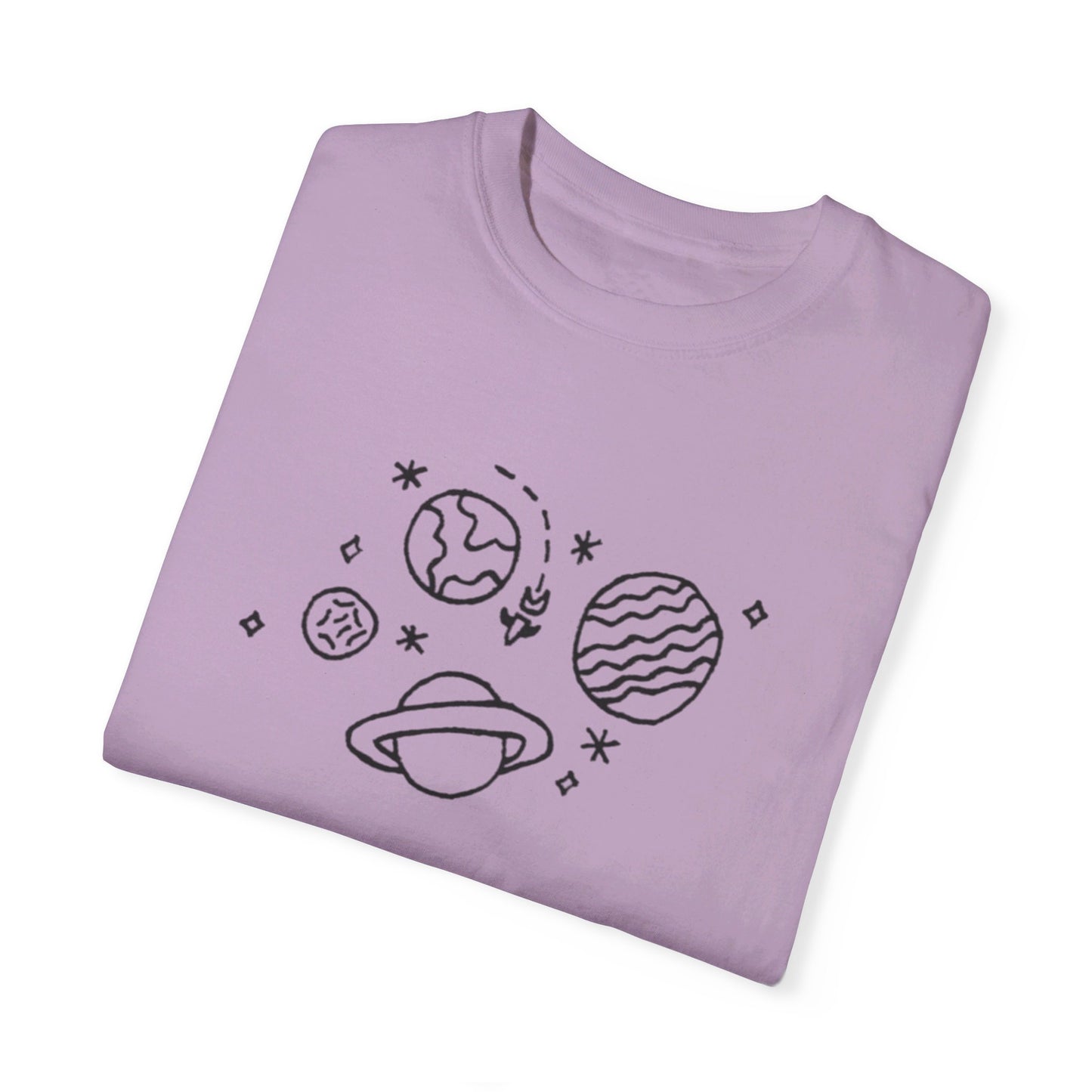 Into the Golden Hour by Maleeh Molstad limited edition unisex garment-dyed t-shirt ~ Space