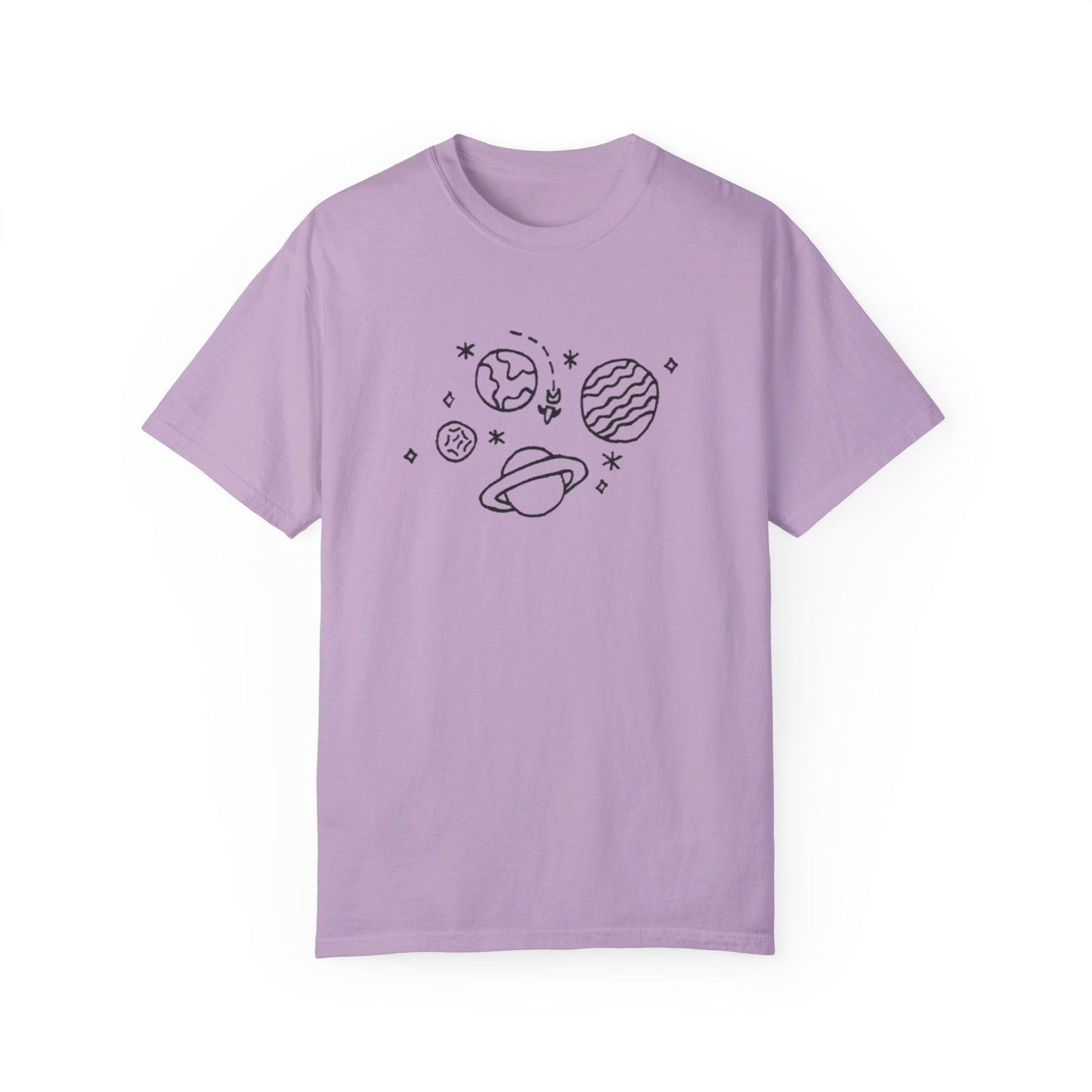 Into the Golden Hour by Maleeh Molstad limited edition unisex garment-dyed t-shirt ~ Space
