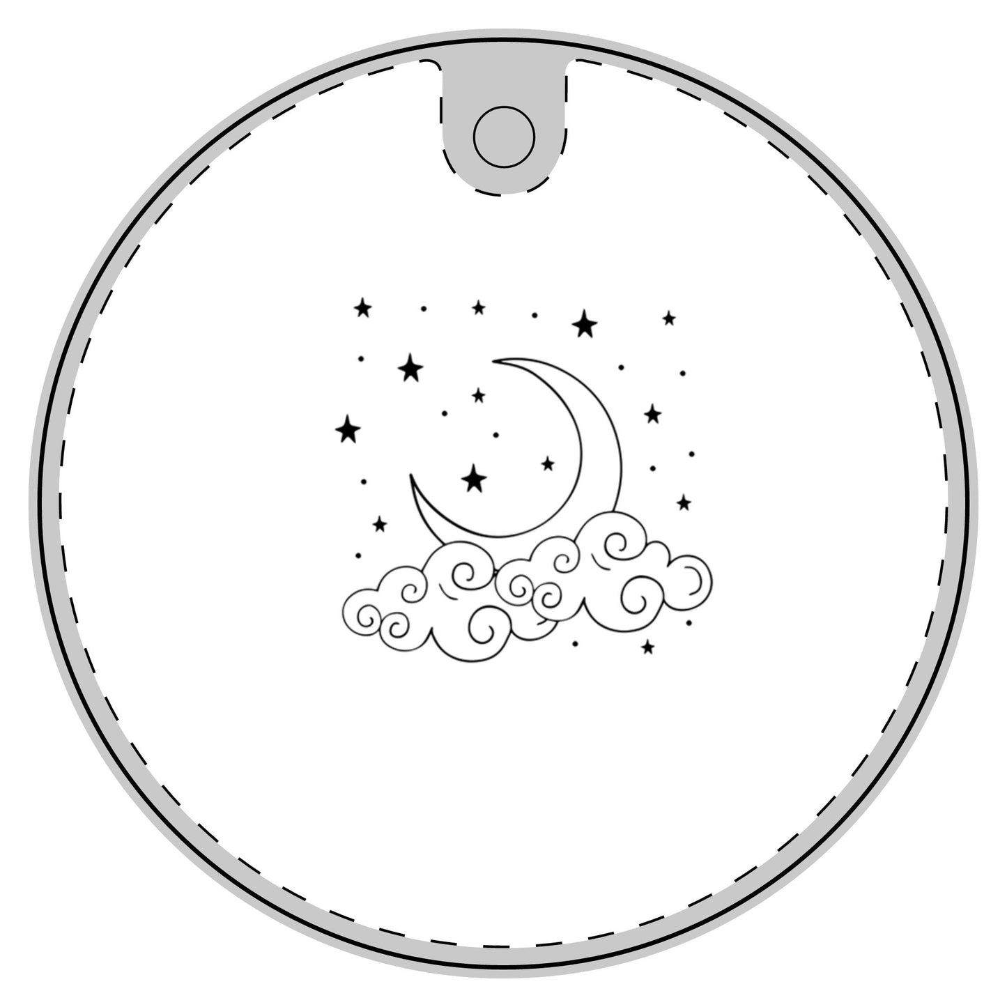 Where The Stars Shine Indigo Blue by Maleeh Molstad ceramic ornament ~ Indigo Babies