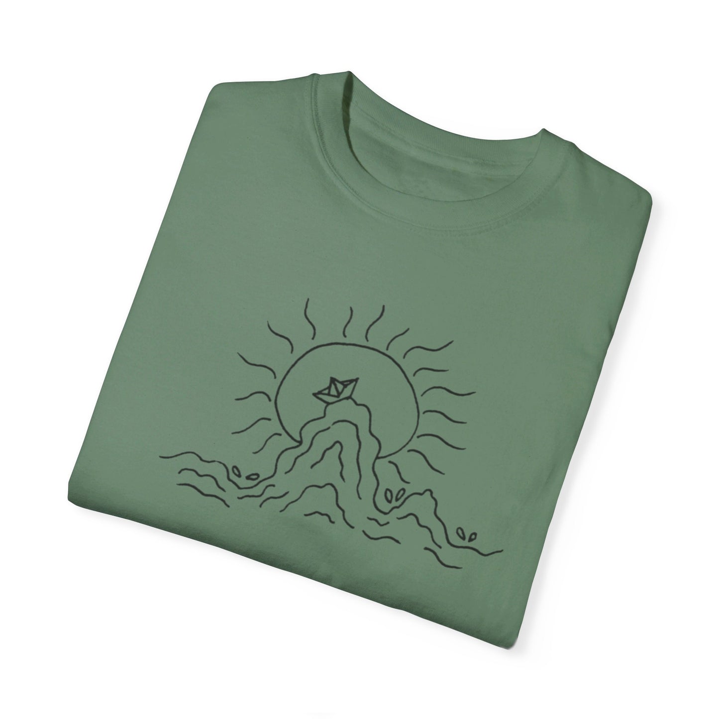 Into the Golden Hour by Maleeh Molstad limited edition unisex garment-dyed t-shirt ~ Peace