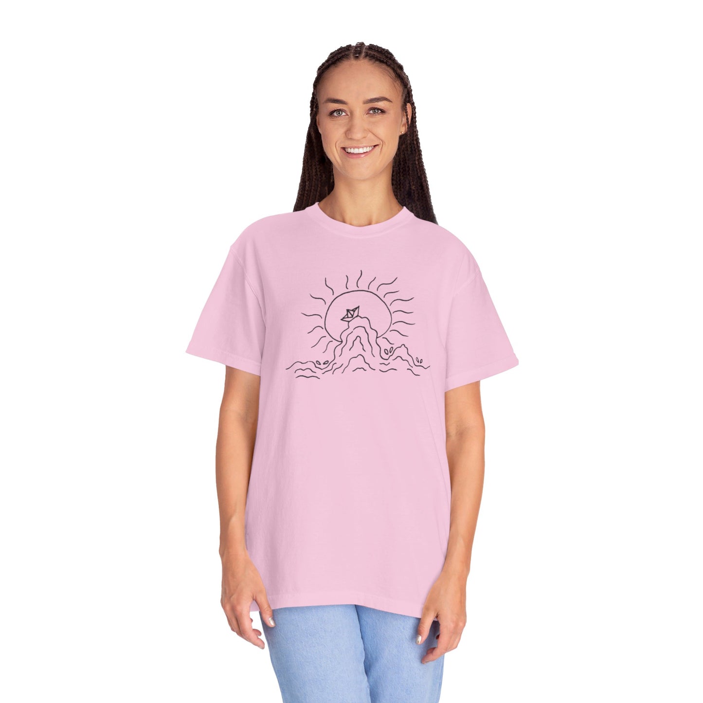 Into the Golden Hour by Maleeh Molstad limited edition unisex garment-dyed t-shirt ~ Peace
