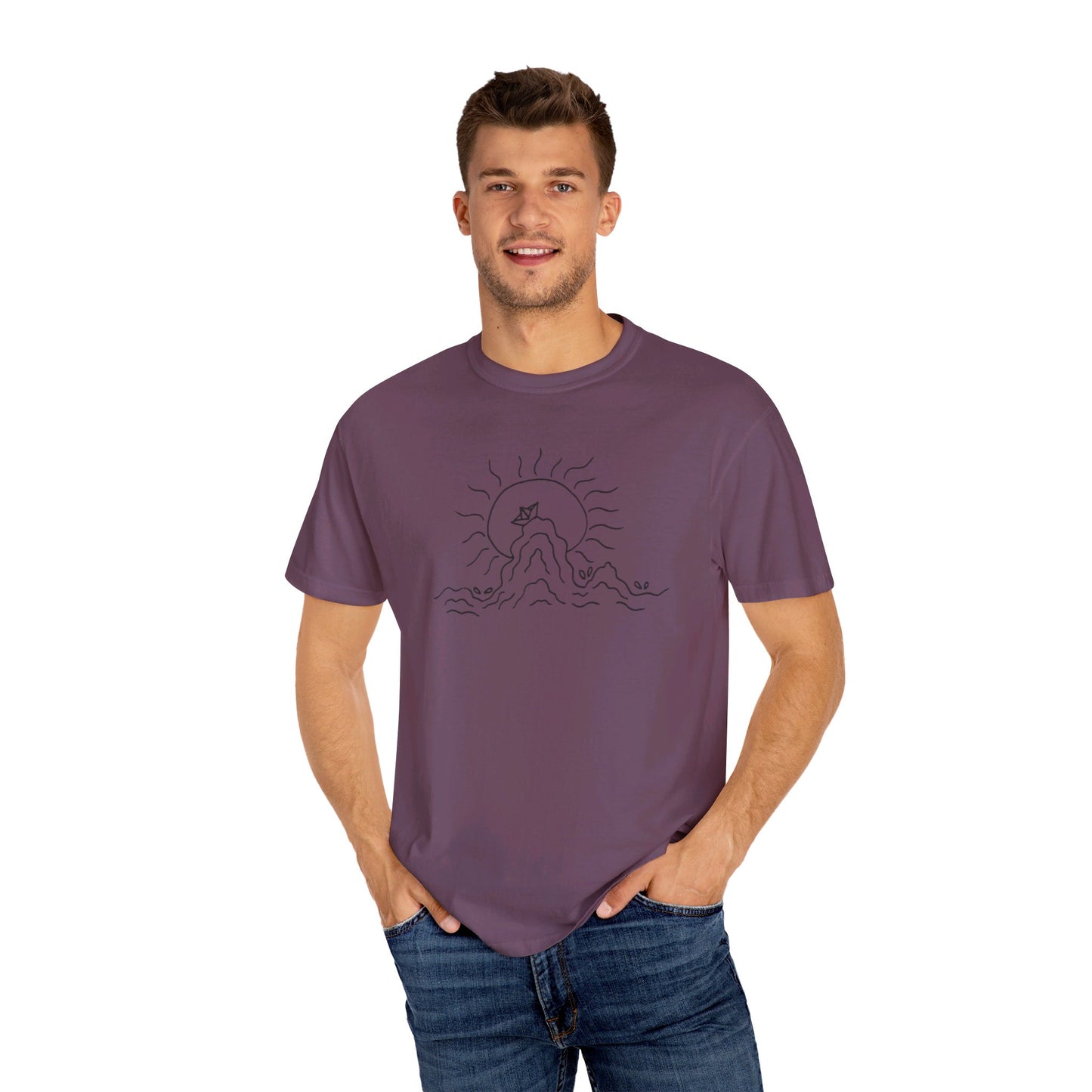 Into the Golden Hour by Maleeh Molstad limited edition unisex garment-dyed t-shirt ~ Peace