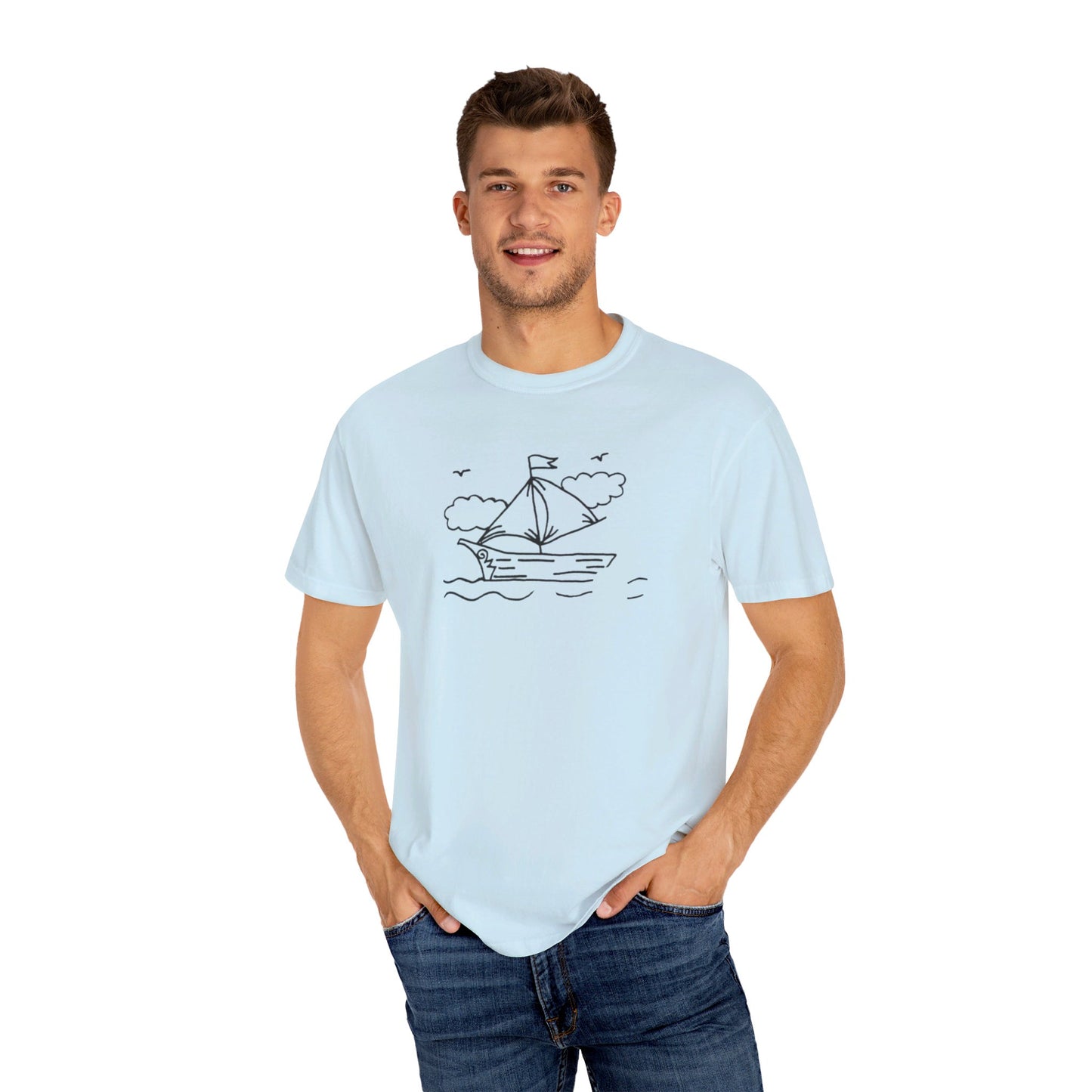 Into the Golden Hour by Maleeh Molstad limited edition unisex garment-dyed t-shirt ~ Paradise