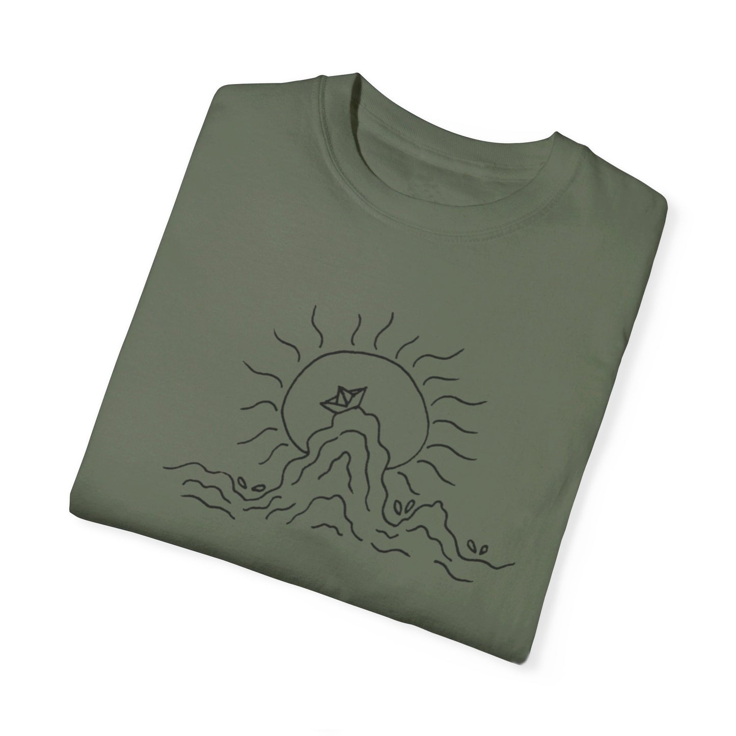 Into the Golden Hour by Maleeh Molstad limited edition unisex garment-dyed t-shirt ~ Peace
